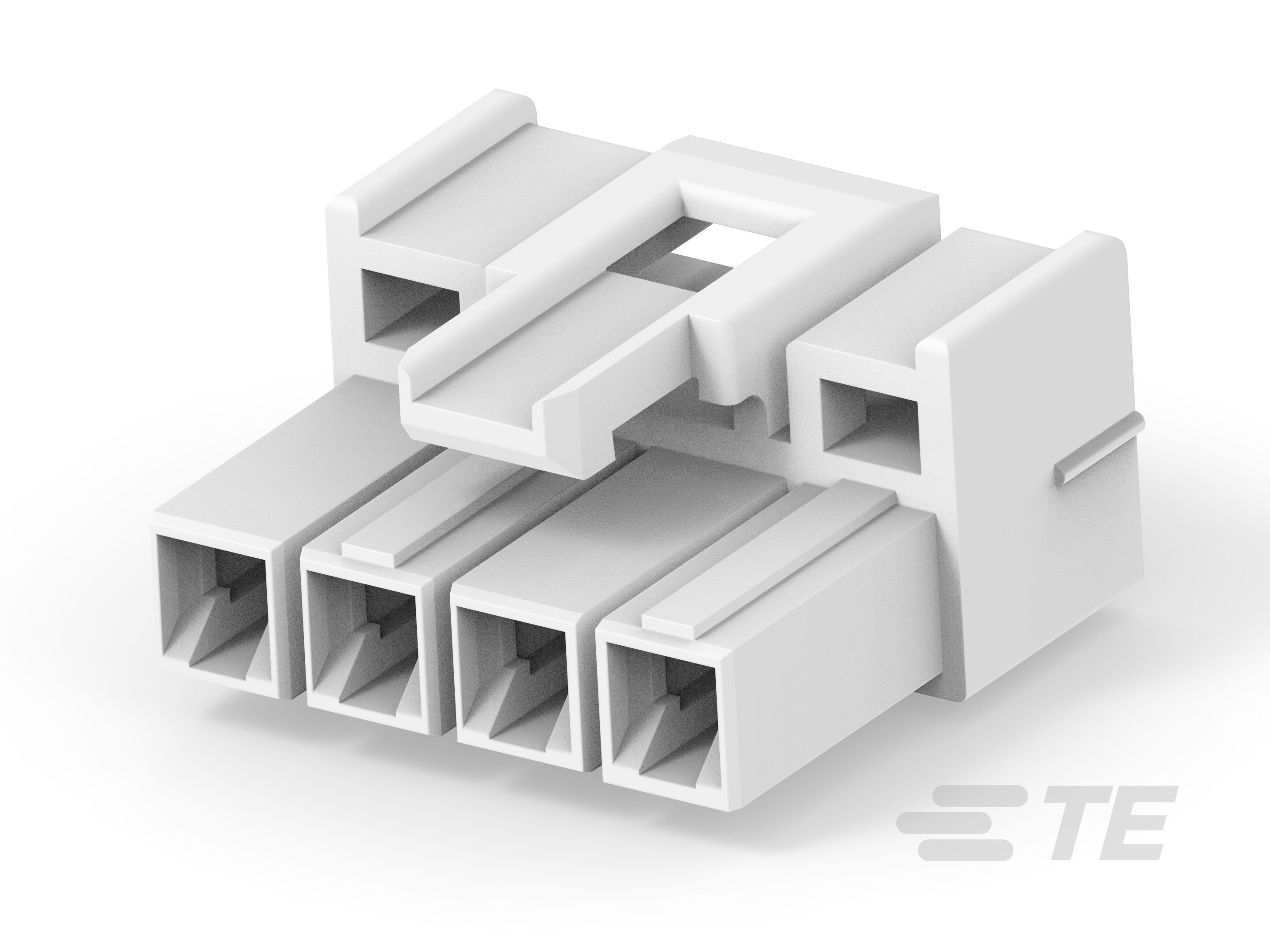 Plug HSG 4P WHT HCI 6.2 Pitch Outer Lock-3-2408780-4