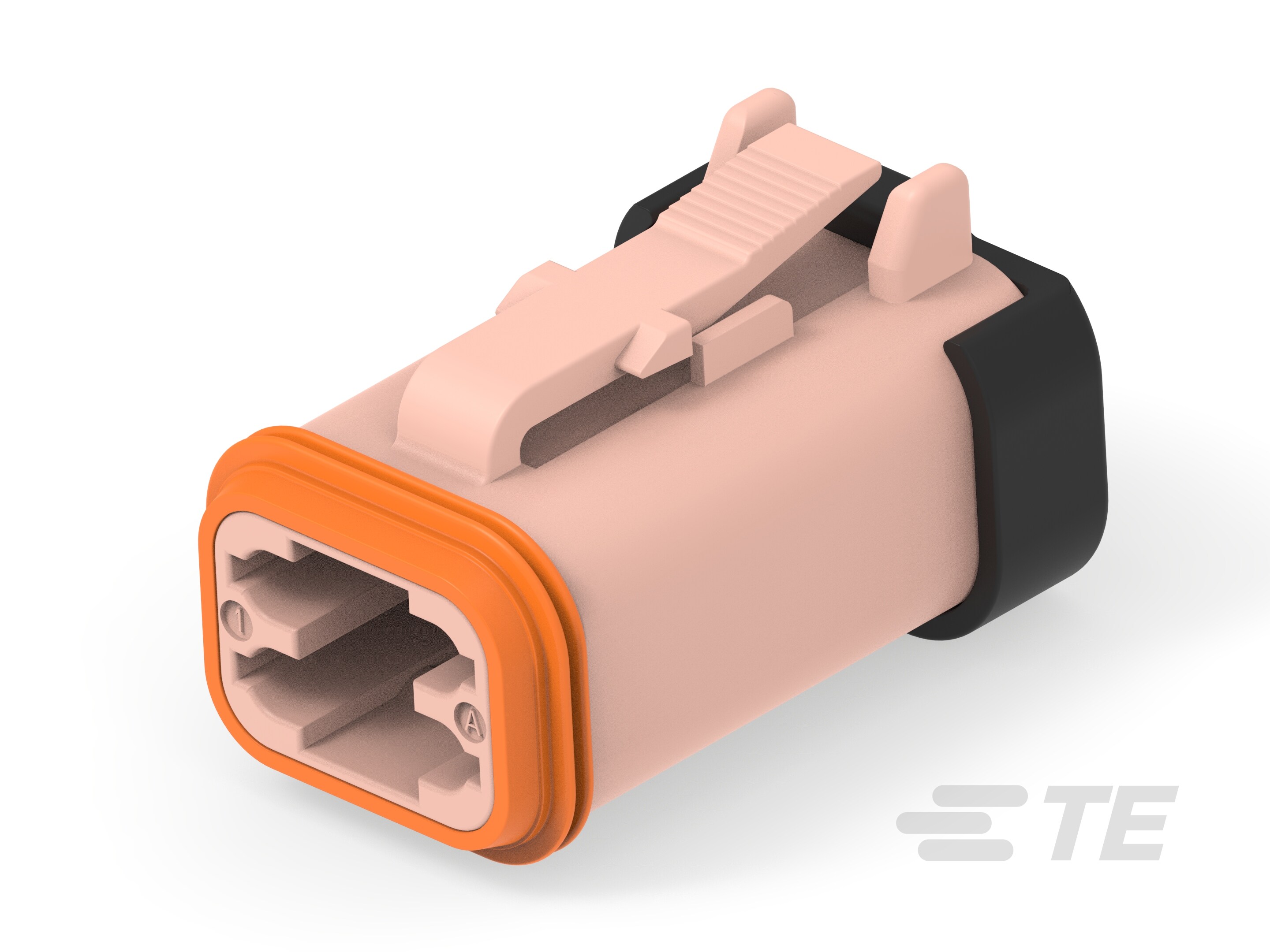 DT06-4S-EE18, PLG, 4P, BRN, E, CAP-3-2448104-1