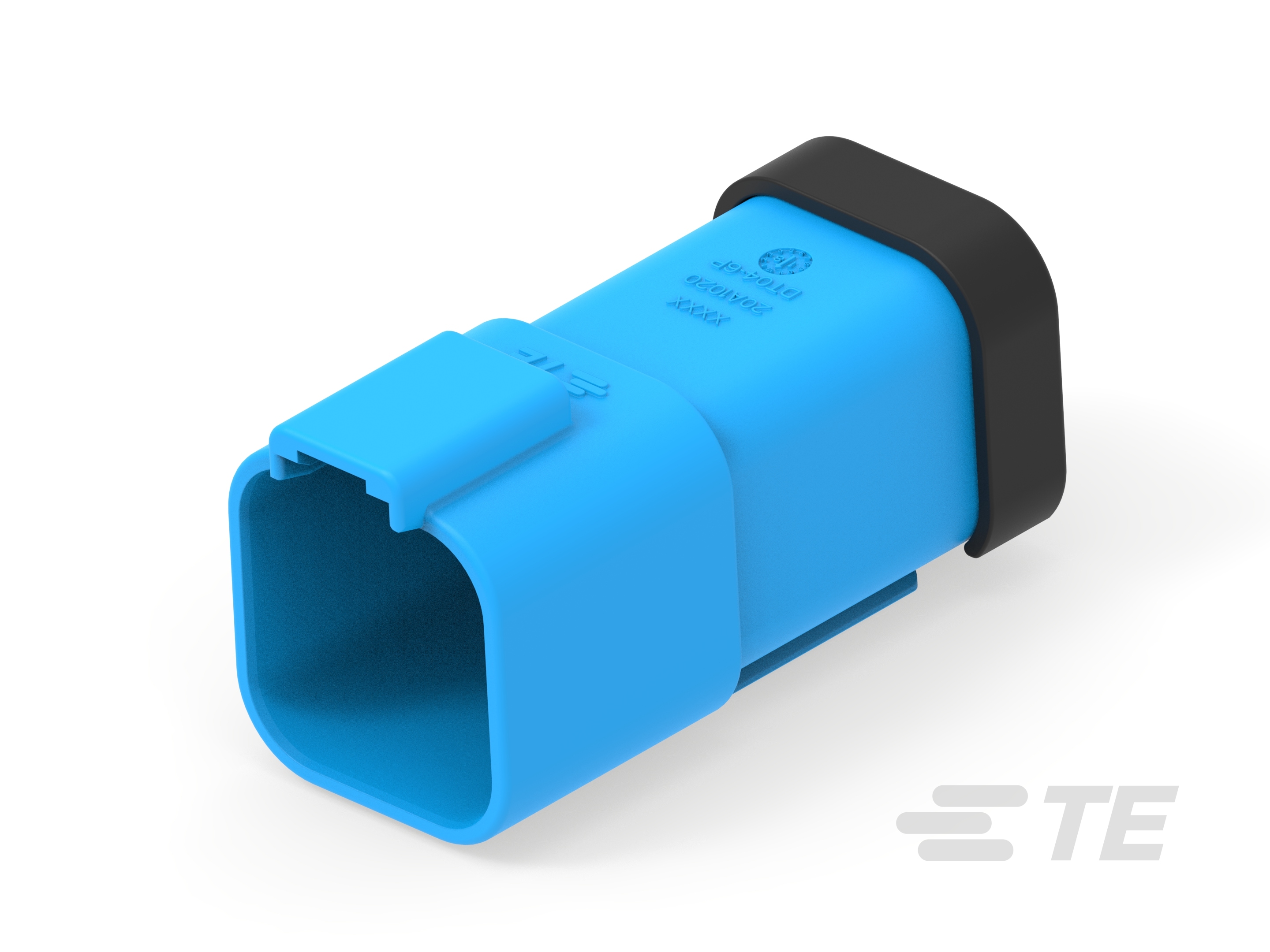 DT04-6P-EE17, RCPT, 6P, BLU, E, CAP-3-2448114-3