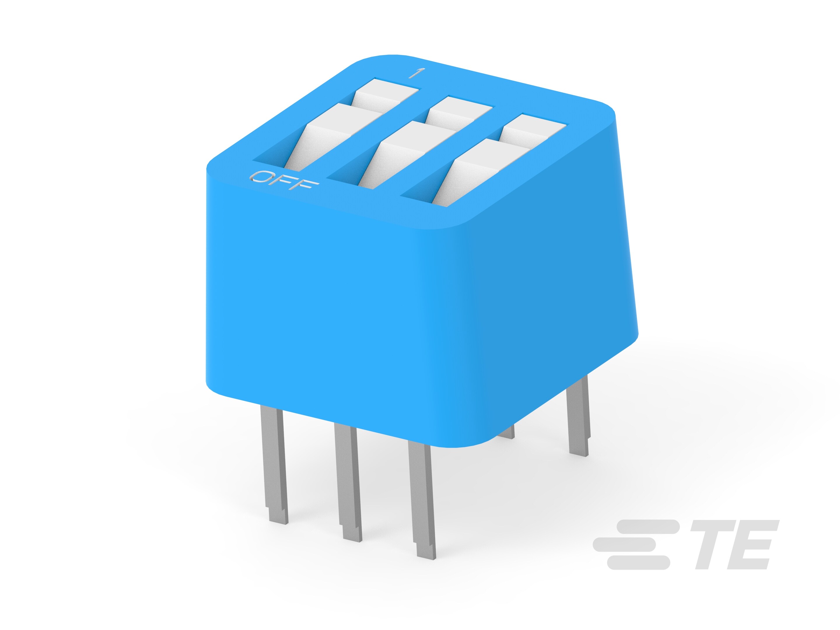 DIP SW 3 POSN W/TAPE AU-3-5435668-3