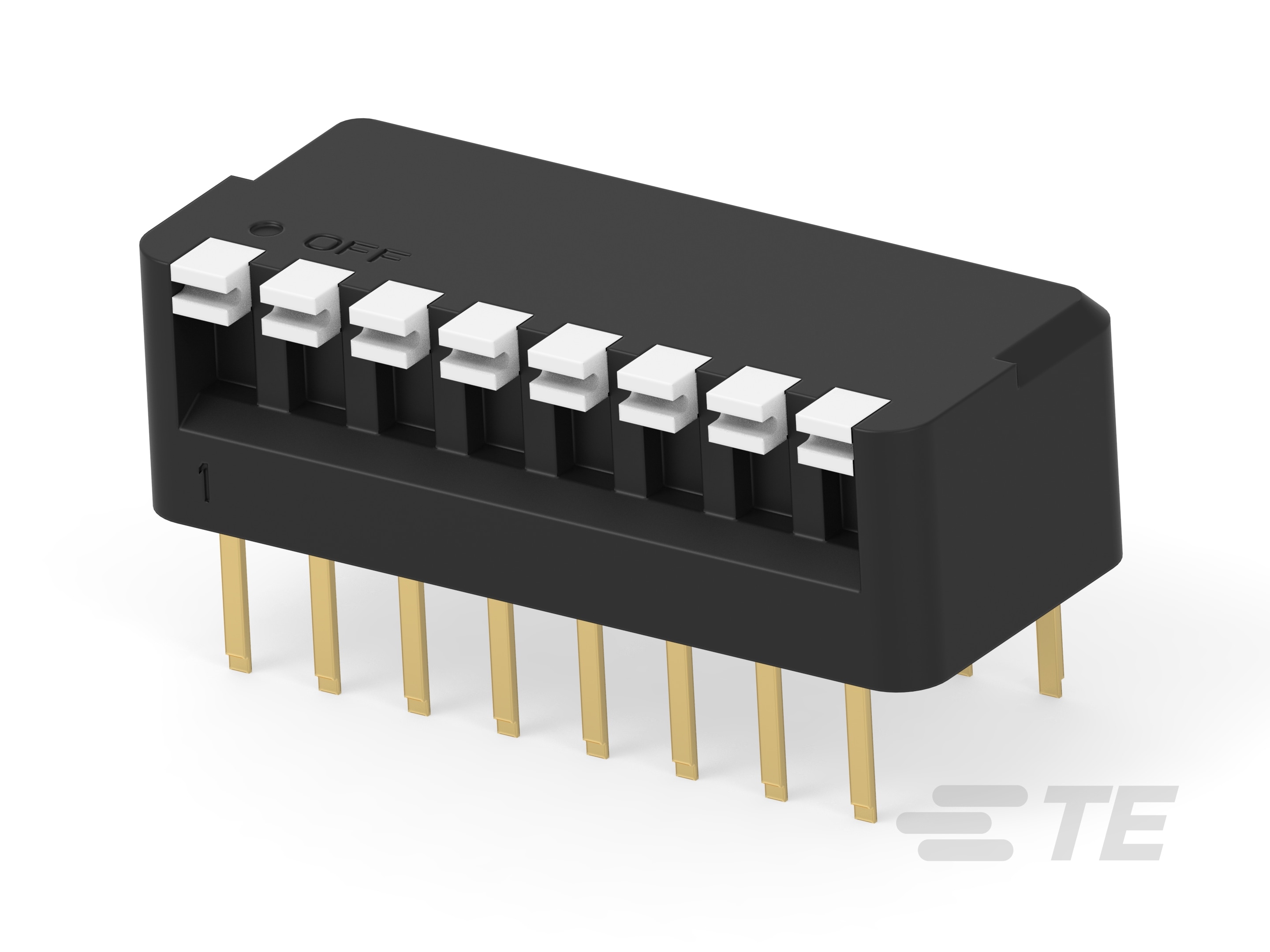 8P,RT ANGLE,DIP SW, TAPE SEAL-3-5435802-8