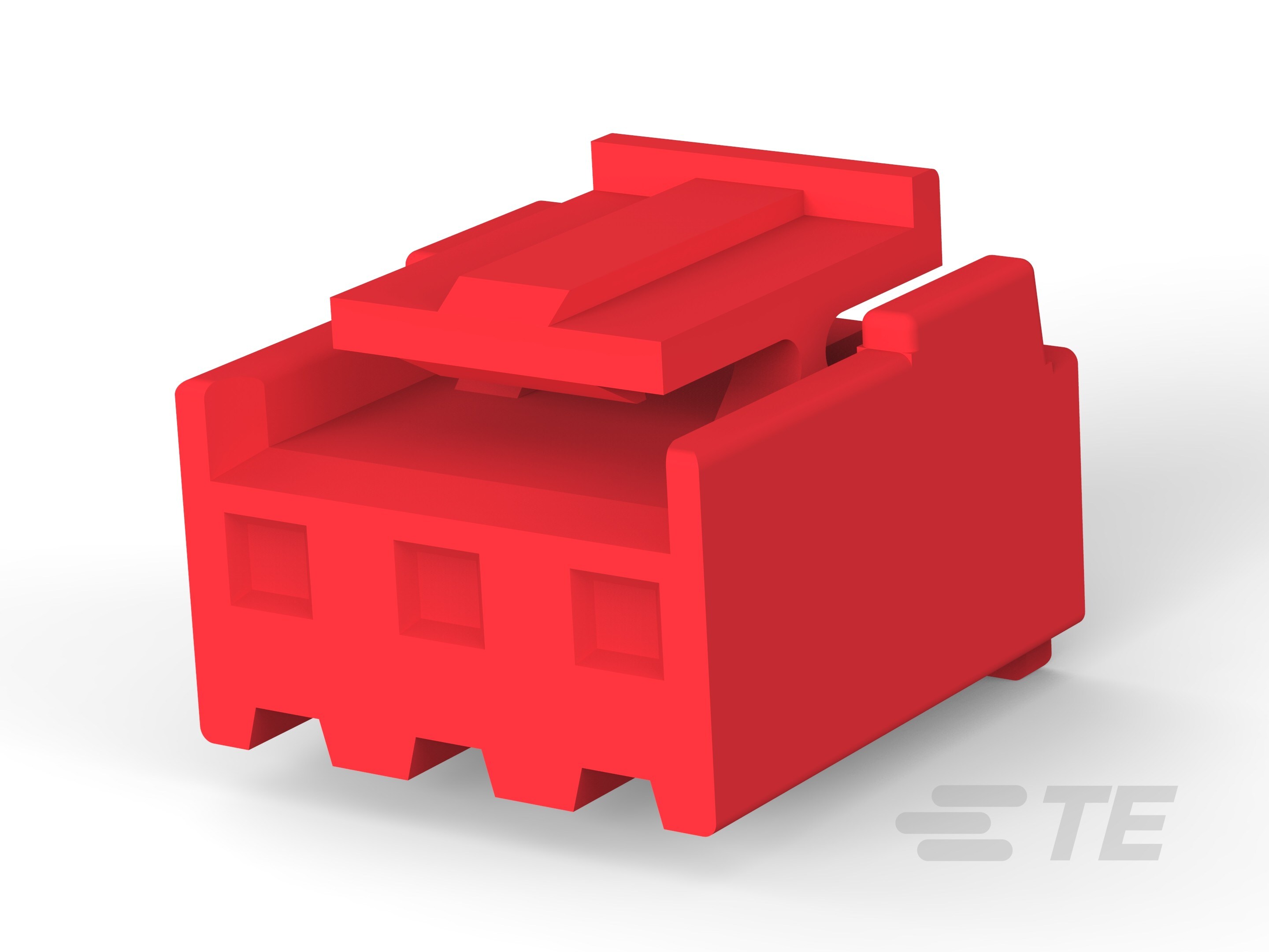 3.96 EP PLUG HSG 3P(RED)-4-1123722-3