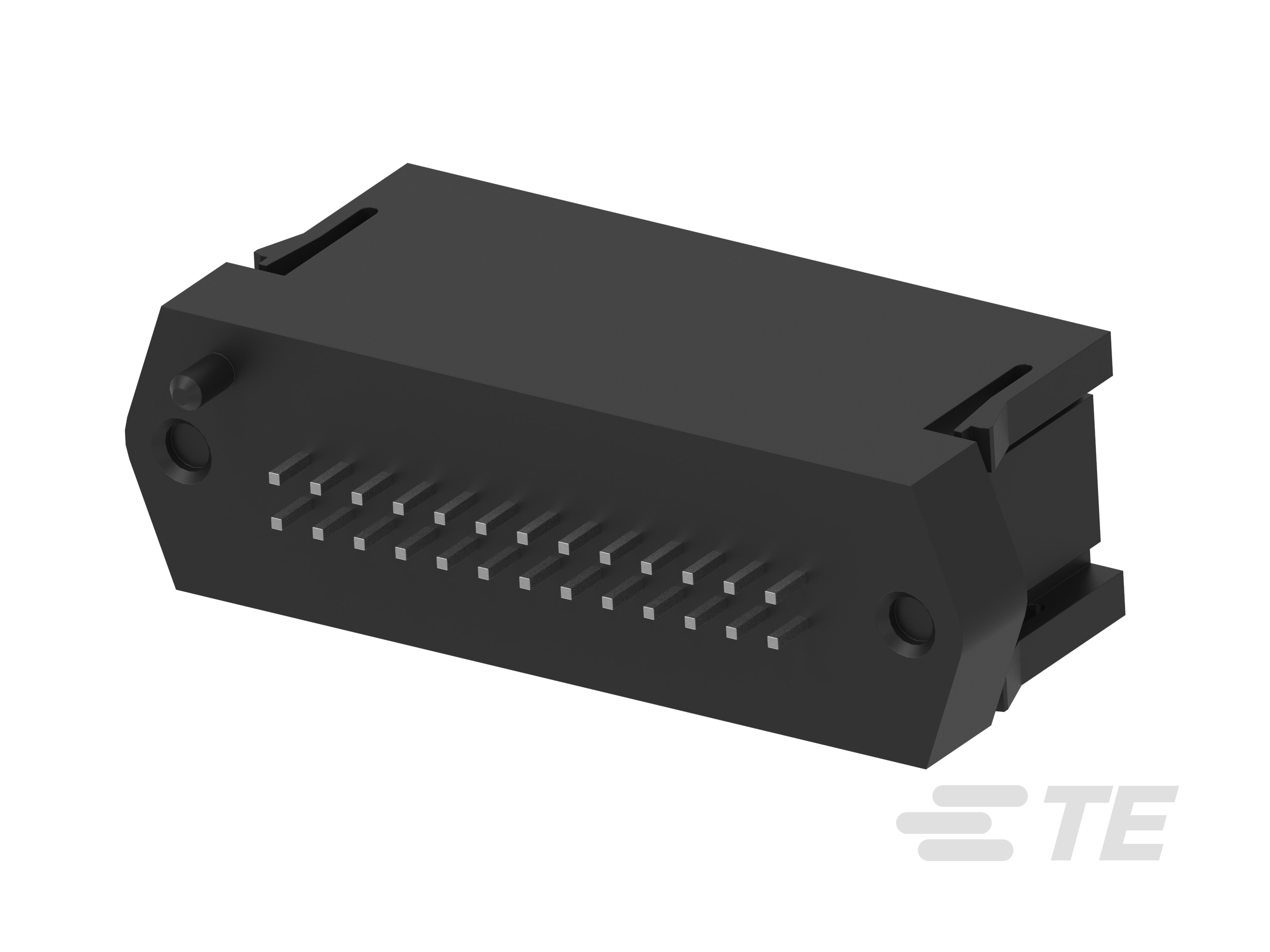26pos MQS .63 header THR 180deg Black-4-1393375-3
