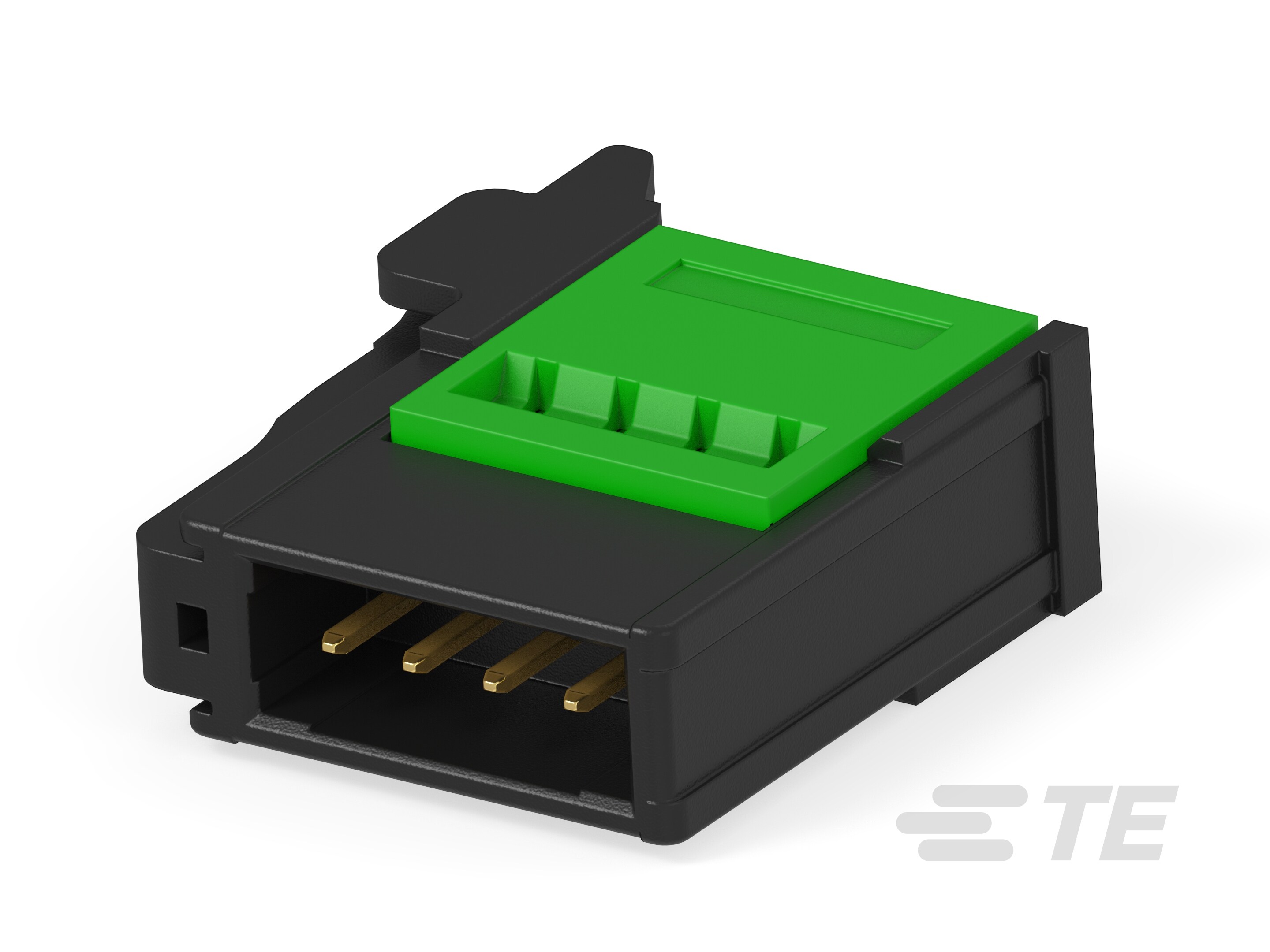 RITS CONN. PLUG ASSY 4P GREEN-4-1473562-4