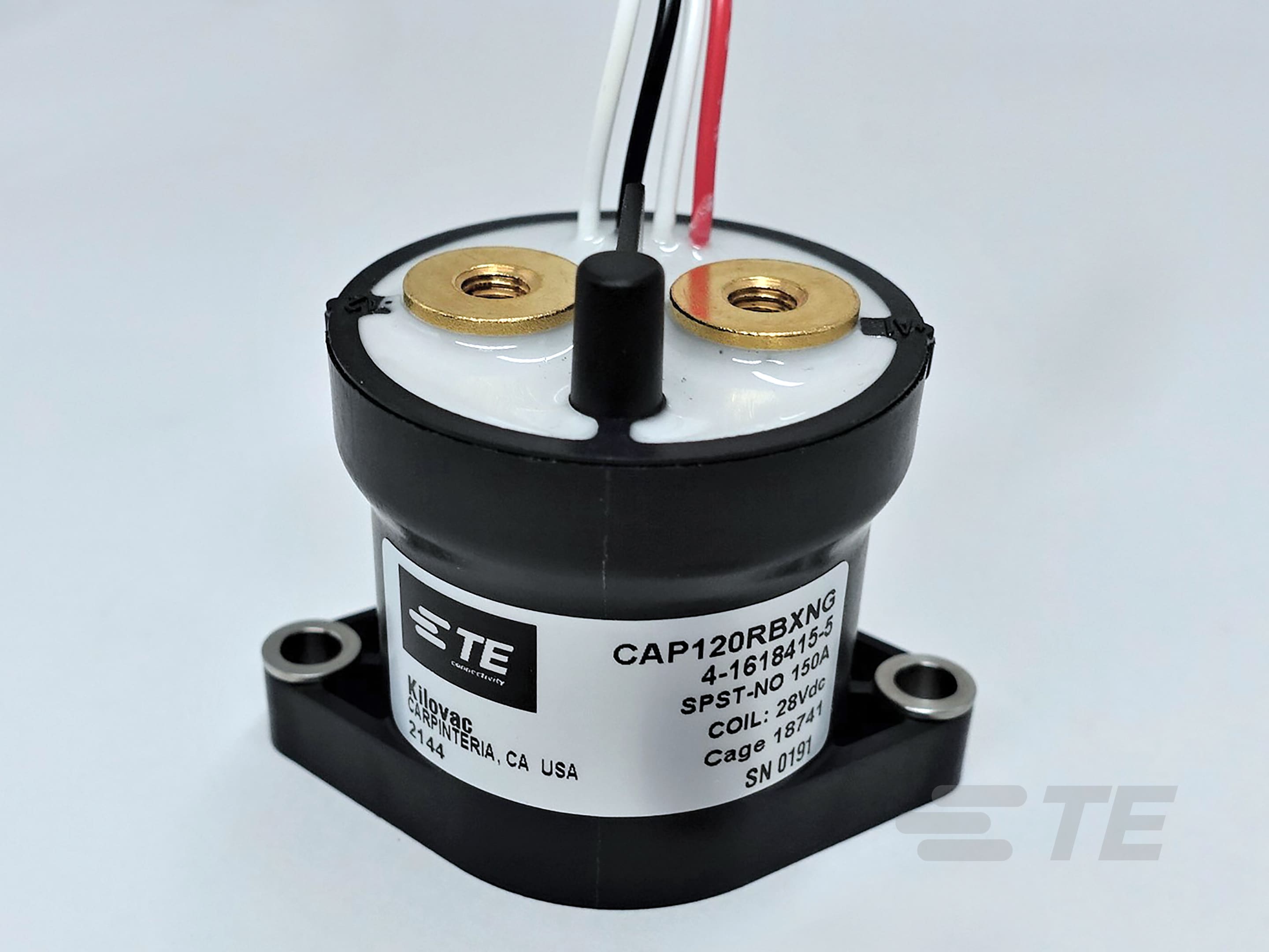 CAP120RBXNG = CONTACTOR, SPST-NO W/AUX-4-1618415-5