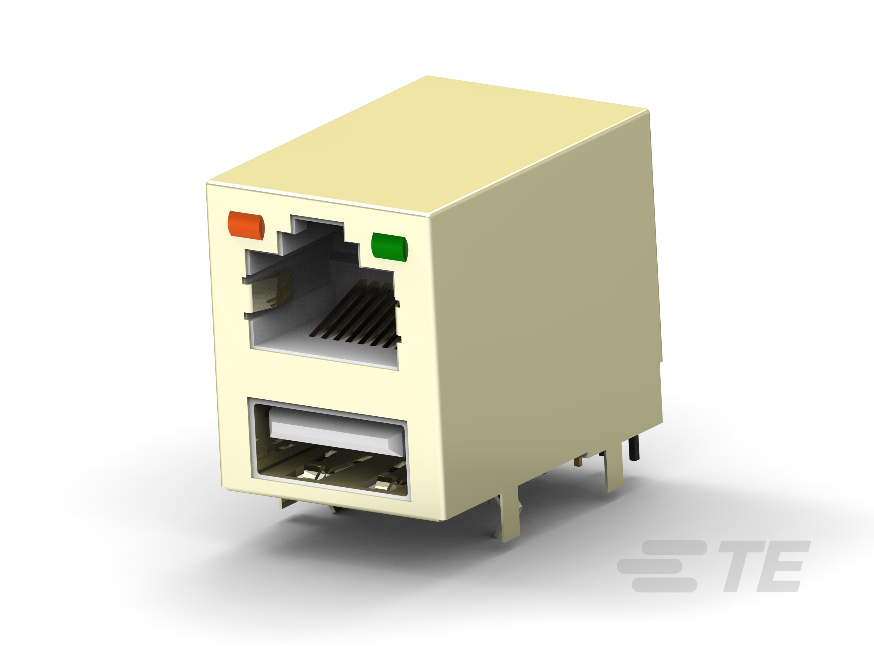 RJ45 OVER USB W/ LED GO/G-4-1775855-2