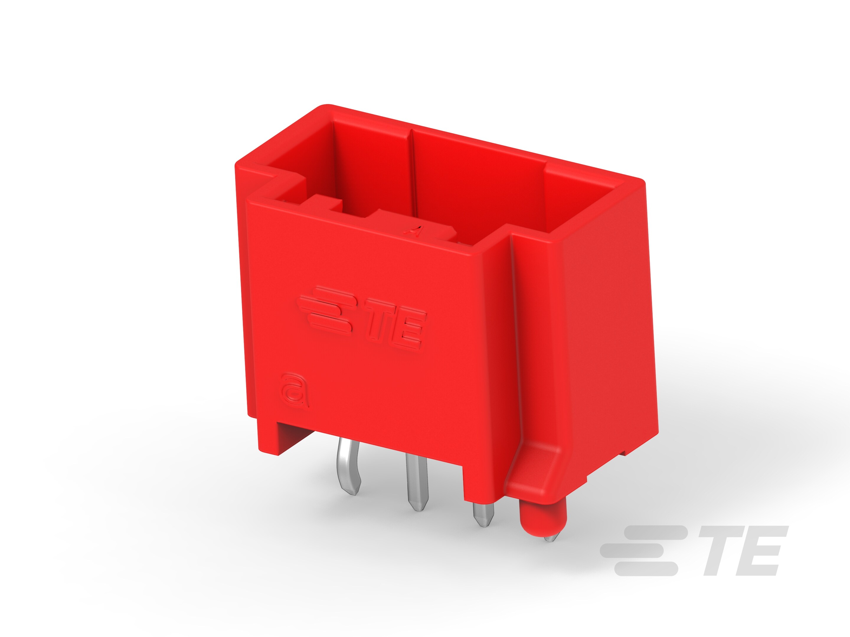 NEW GI CONN2.5 HDR ASMBLY 4P RED D1.5-4-1971800-3