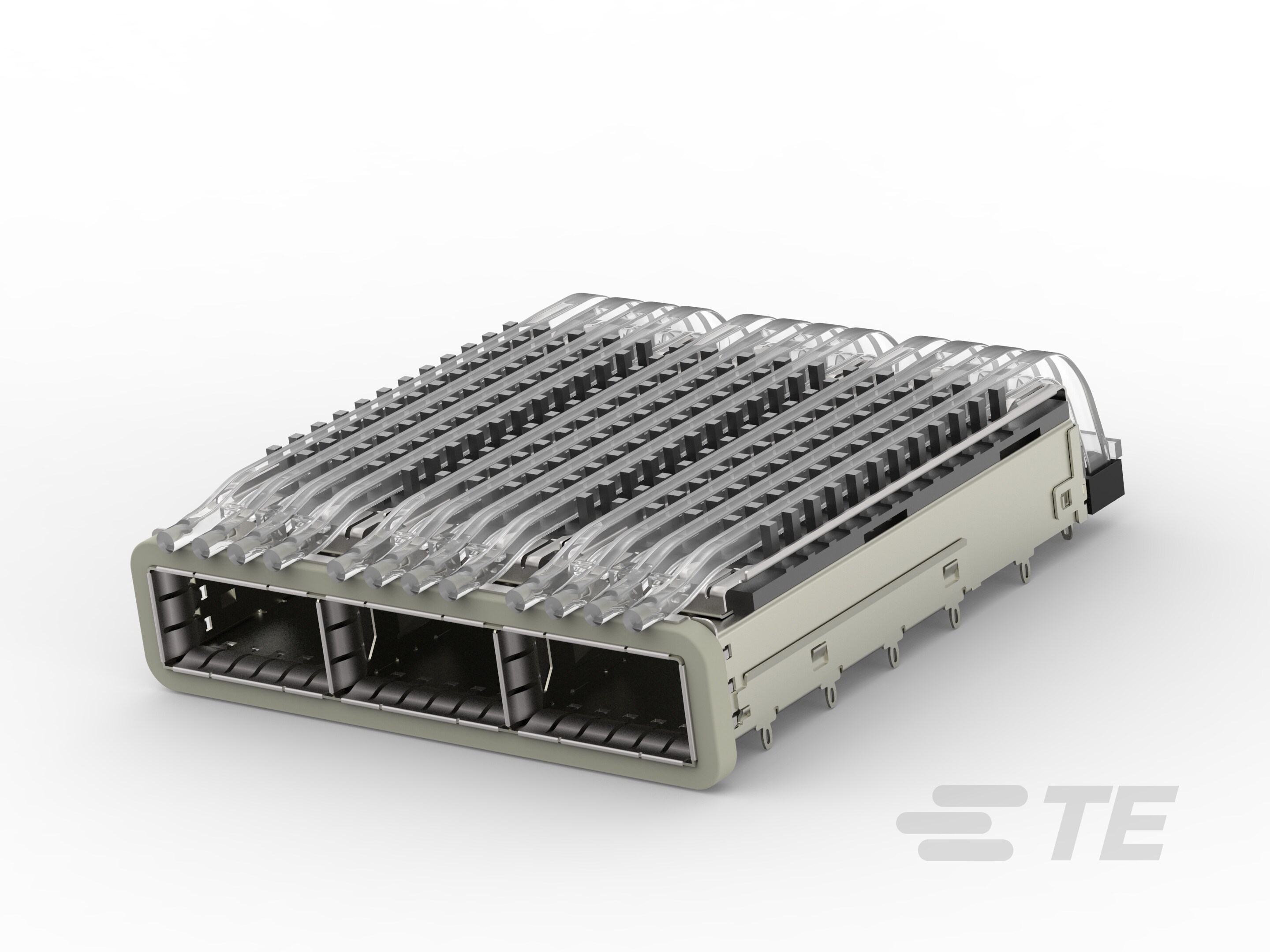 CAGE ASSY, QSFP28, 1X3, GASKET, HS, LP-4-2170769-2