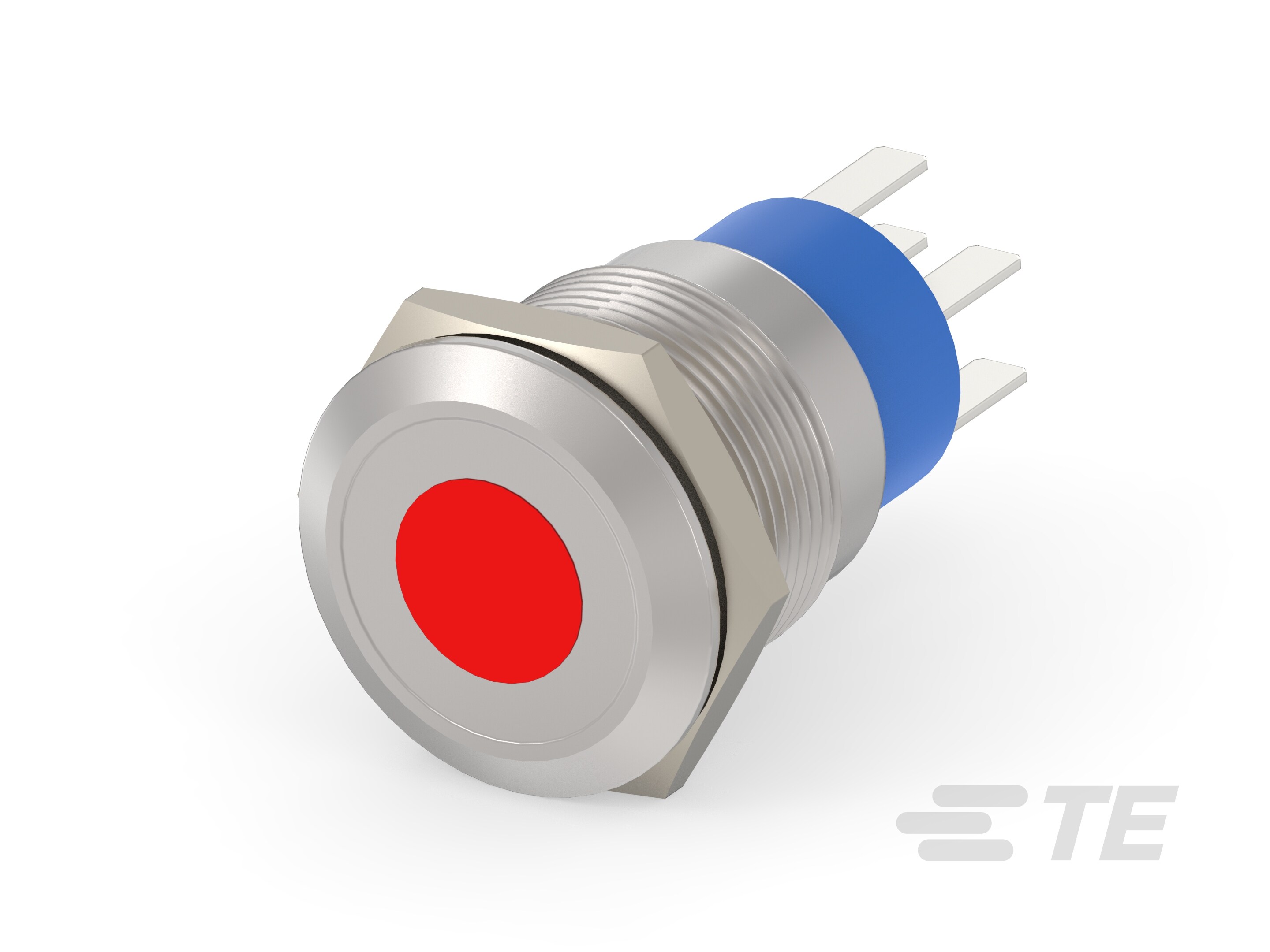 AV19 DPM 3A SPOT LED RED 24V-4-2213765-7