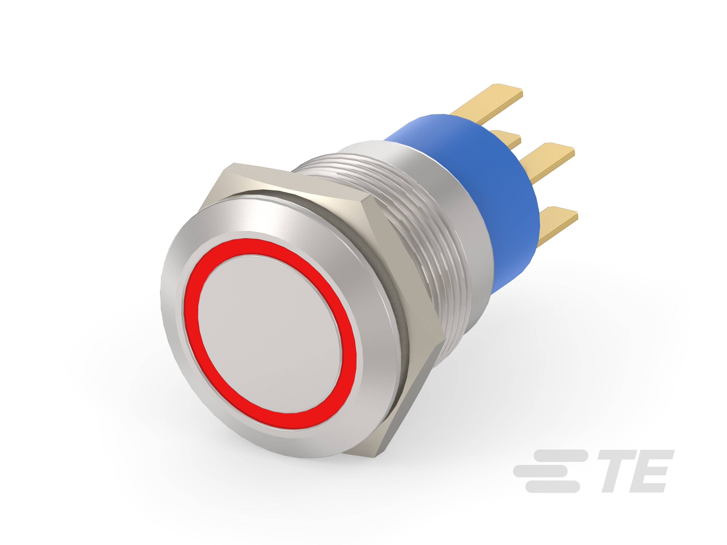 AV19 DPM 0.4VA MOVE RING LED RED 12V-4-2213767-6