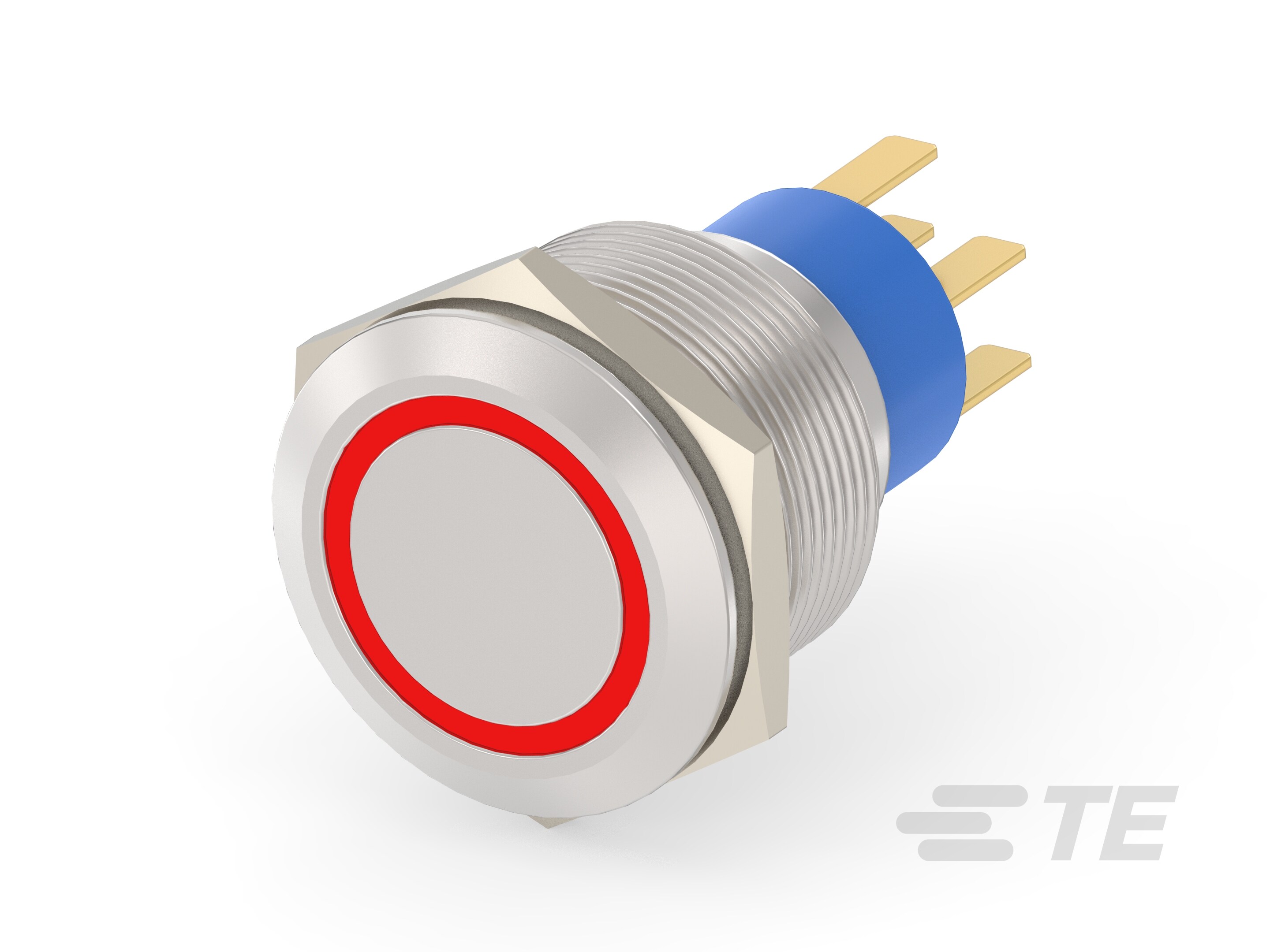 AV22 DPL 0.4VA MOVE RING LED RED 24V-6-2213772-8