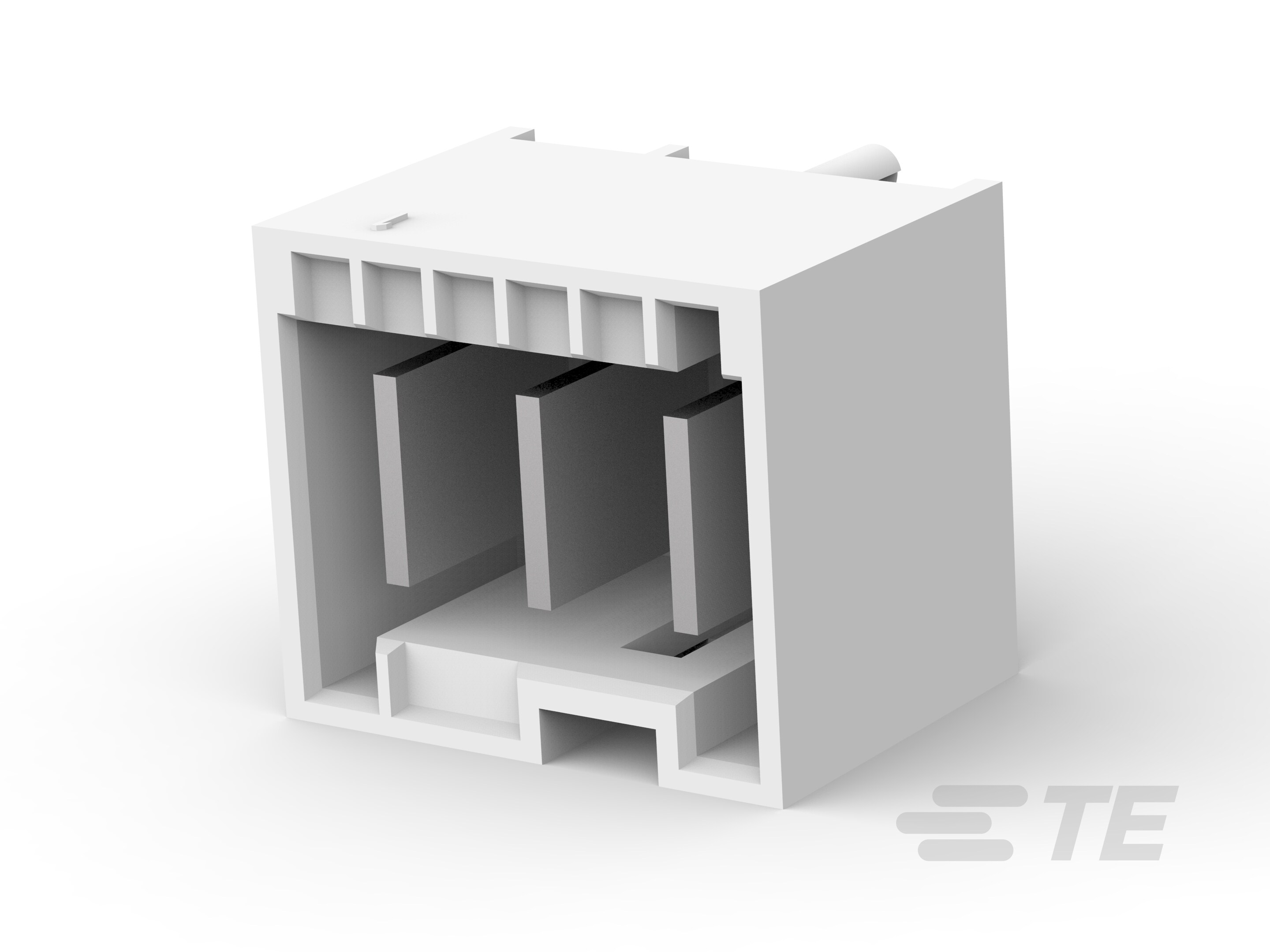 3P, PL RAST 5 Tab Header, TH,Vertical-4-2232532-3