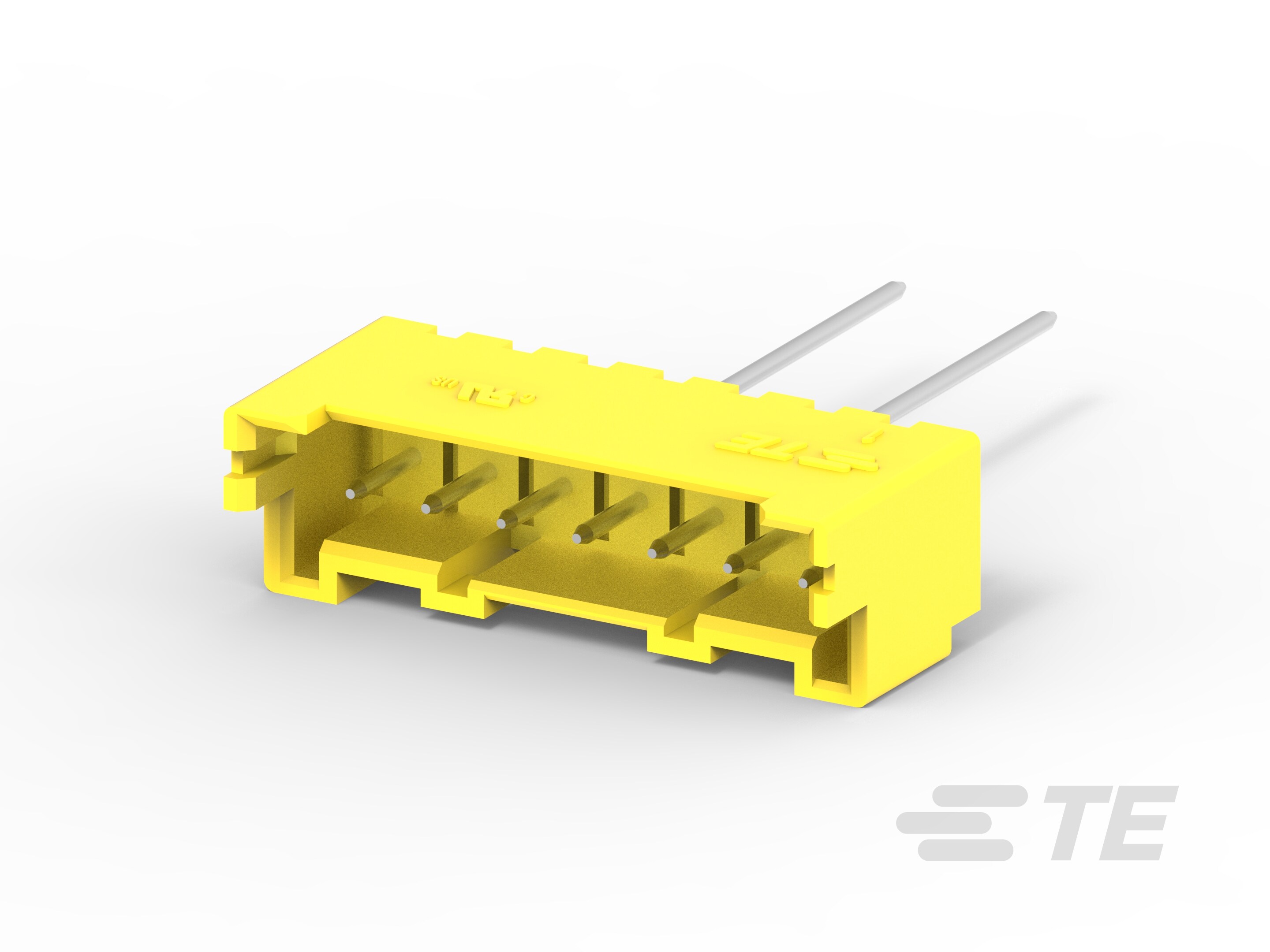 EP2.5 HDR 7P VERT W/O BOSS,TAPING,YELLOW-4-2299683-7