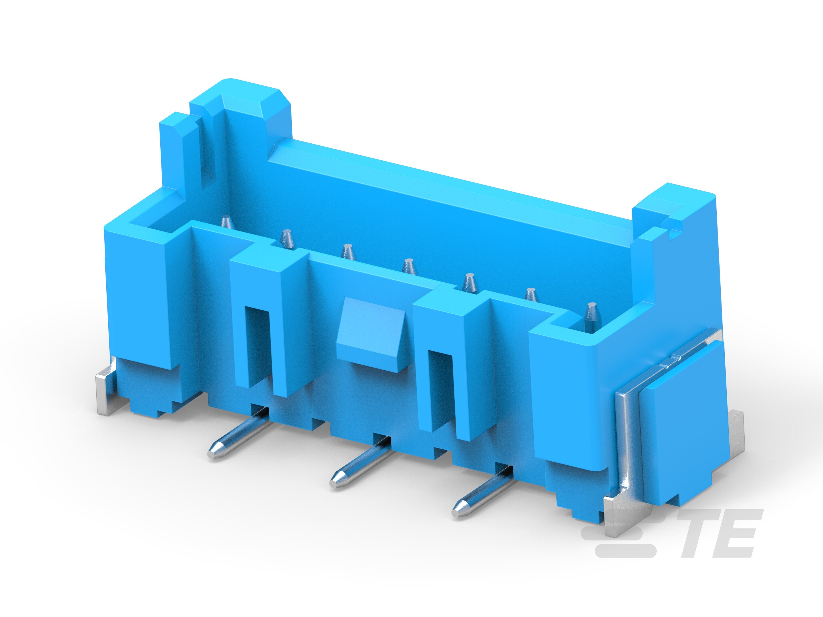 EP2.5 single row SMT header,7P,blue-4-2365497-7