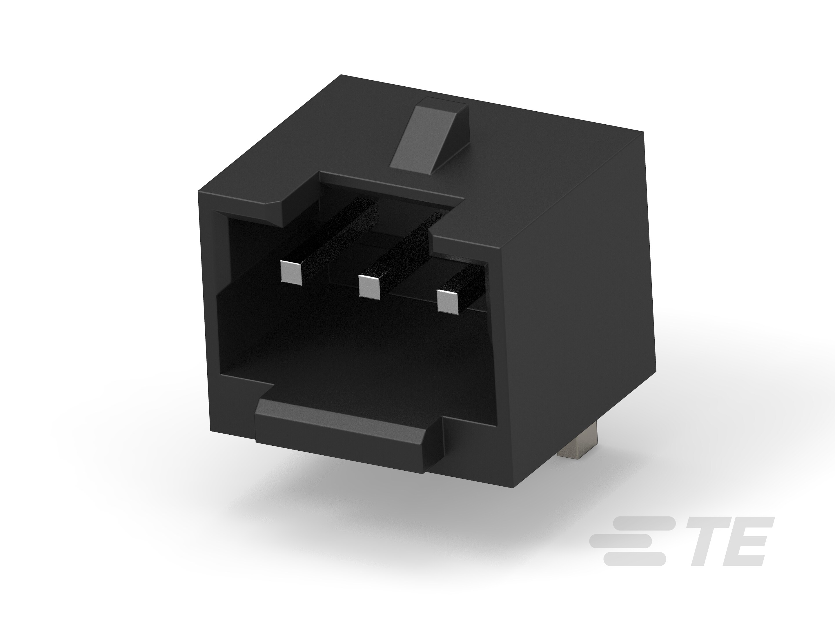 1.5P 3POS WTB VERT BRD W LATCH TIN BLACK-4-2380320-3