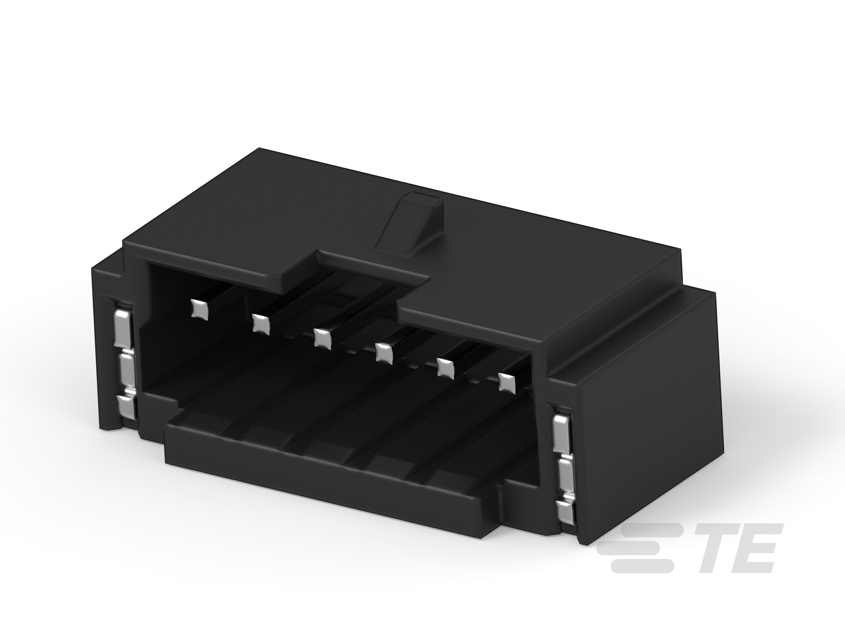 1.5P 6POS WTB R/A BRD W LATCH TIN BLACK-4-2381626-6