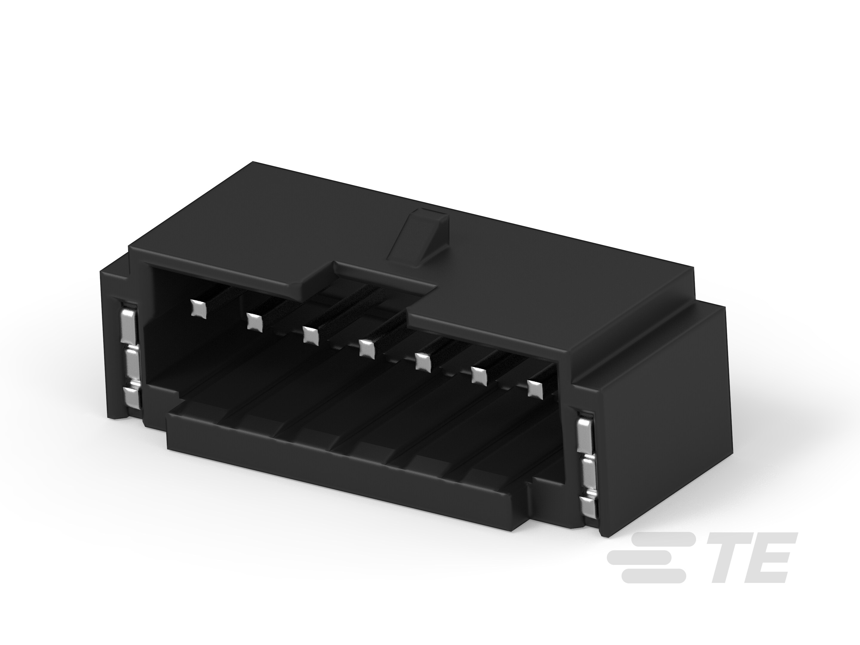 1.5P 7POS WTB R/A BRD W LATCH TIN BLACK-4-2381626-7