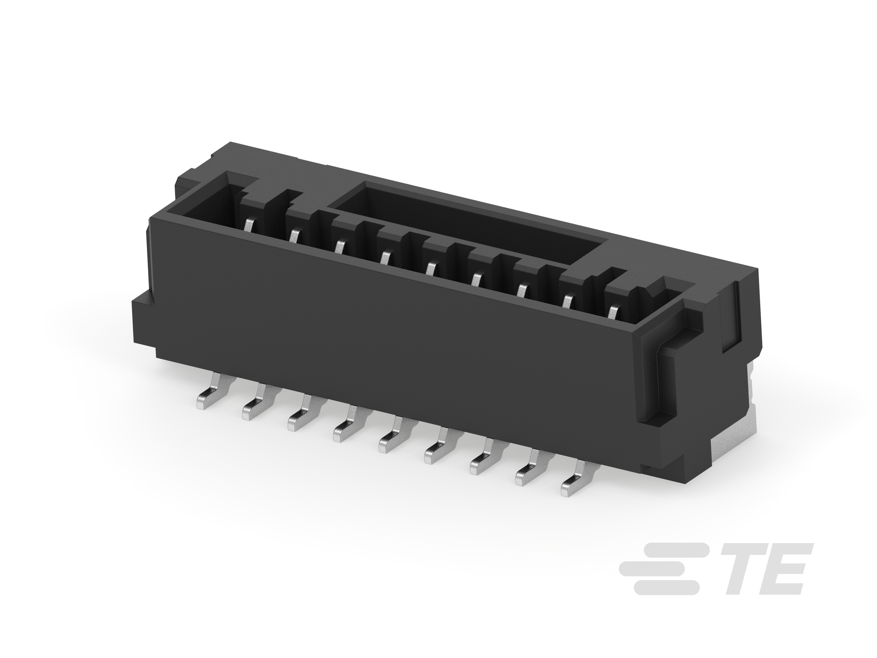 1.25P 9POS WTB VERT BRD W LATCH TIN BL-4-2390138-9