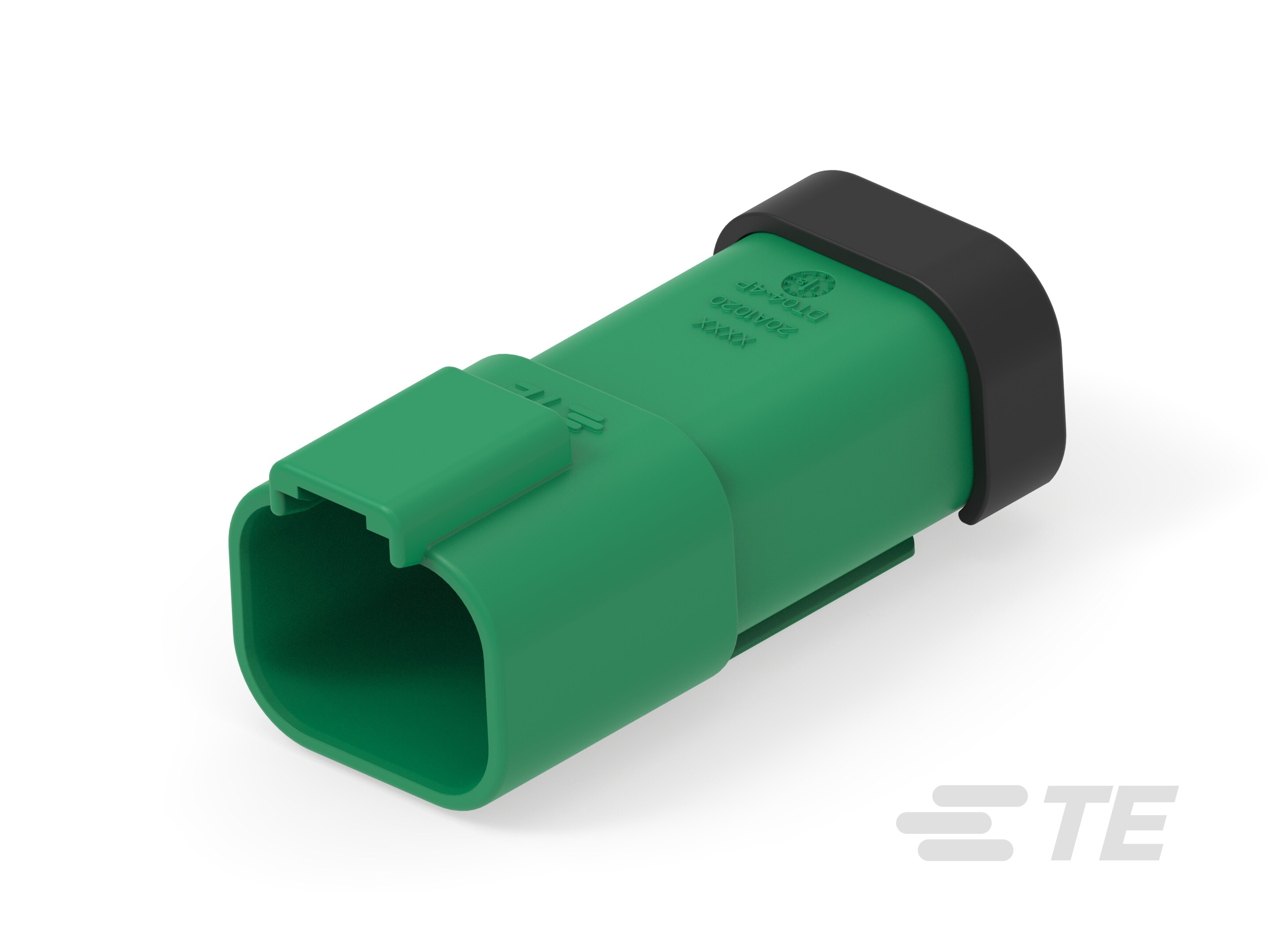 DT04-4P-EE13, RCPT, 4P, GRN, N, CAP-4-2448112-2