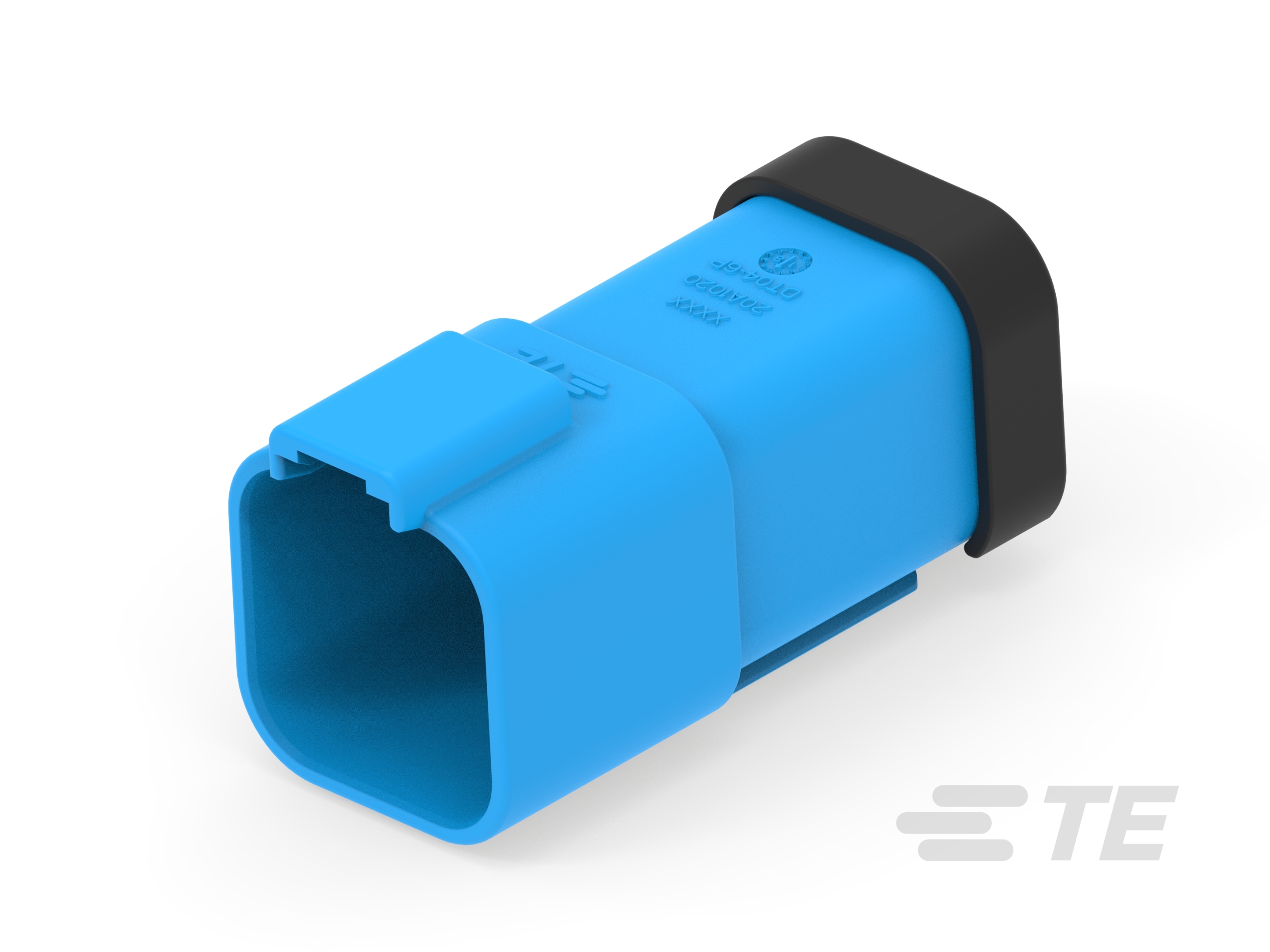 DT04-6P-EE06, RCPT, 6P, BLU, N, CAP-4-2448114-3