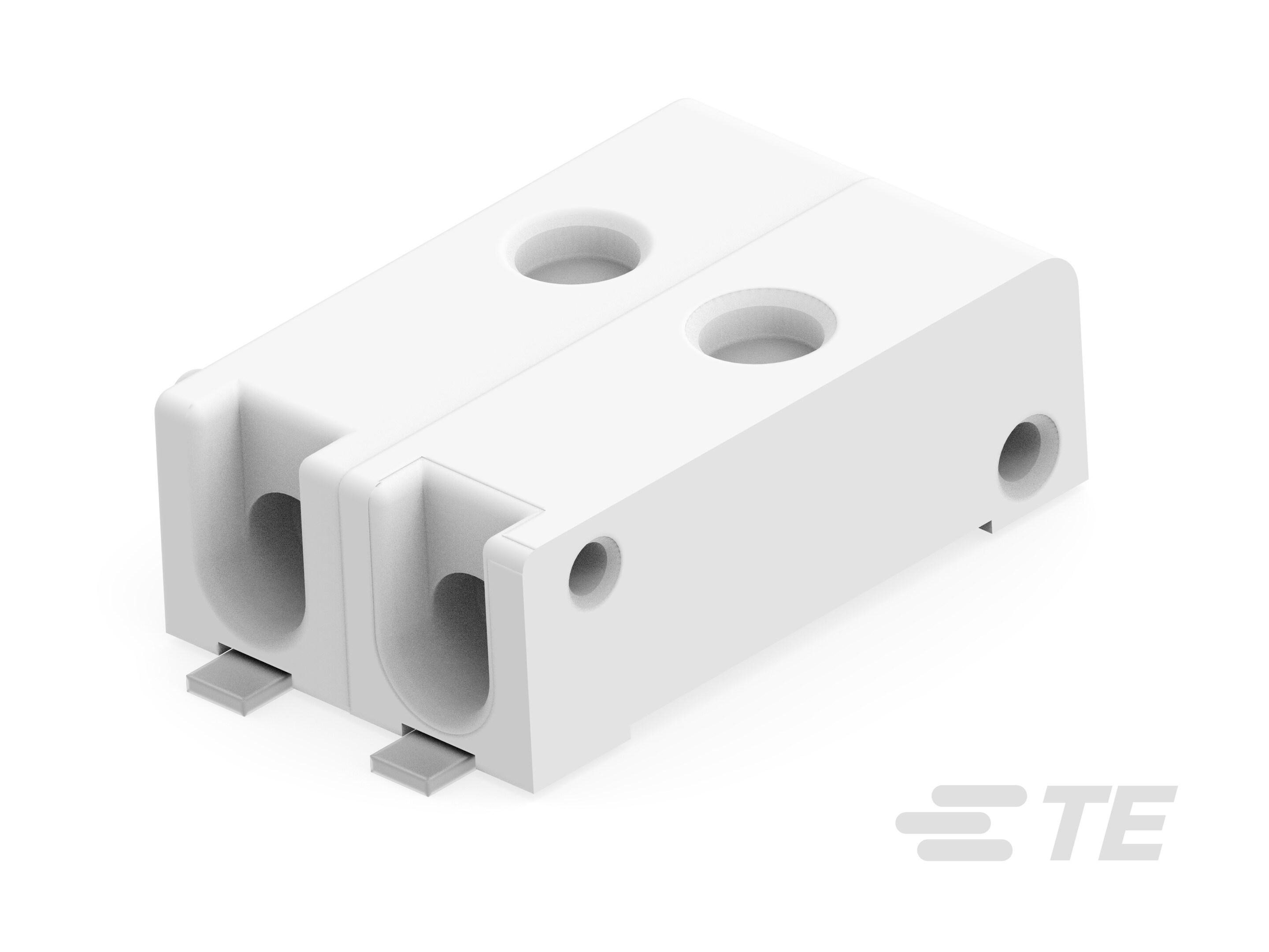 2P RELEASE POKE-IN CONN_BRIGHT WHITE-4-2834006-2