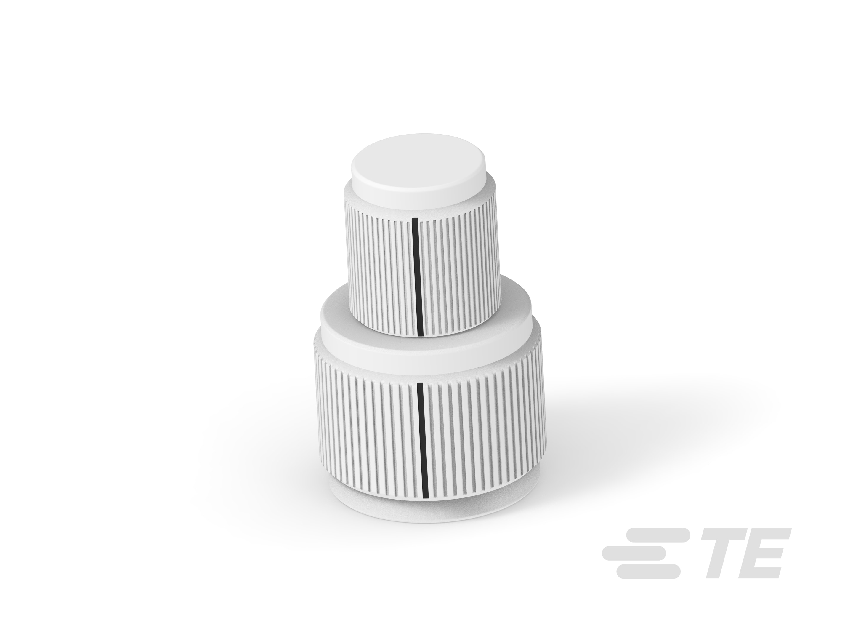 KN5700A1/4=KNOB ALUM PAIR 1/8(-5-1437622-6