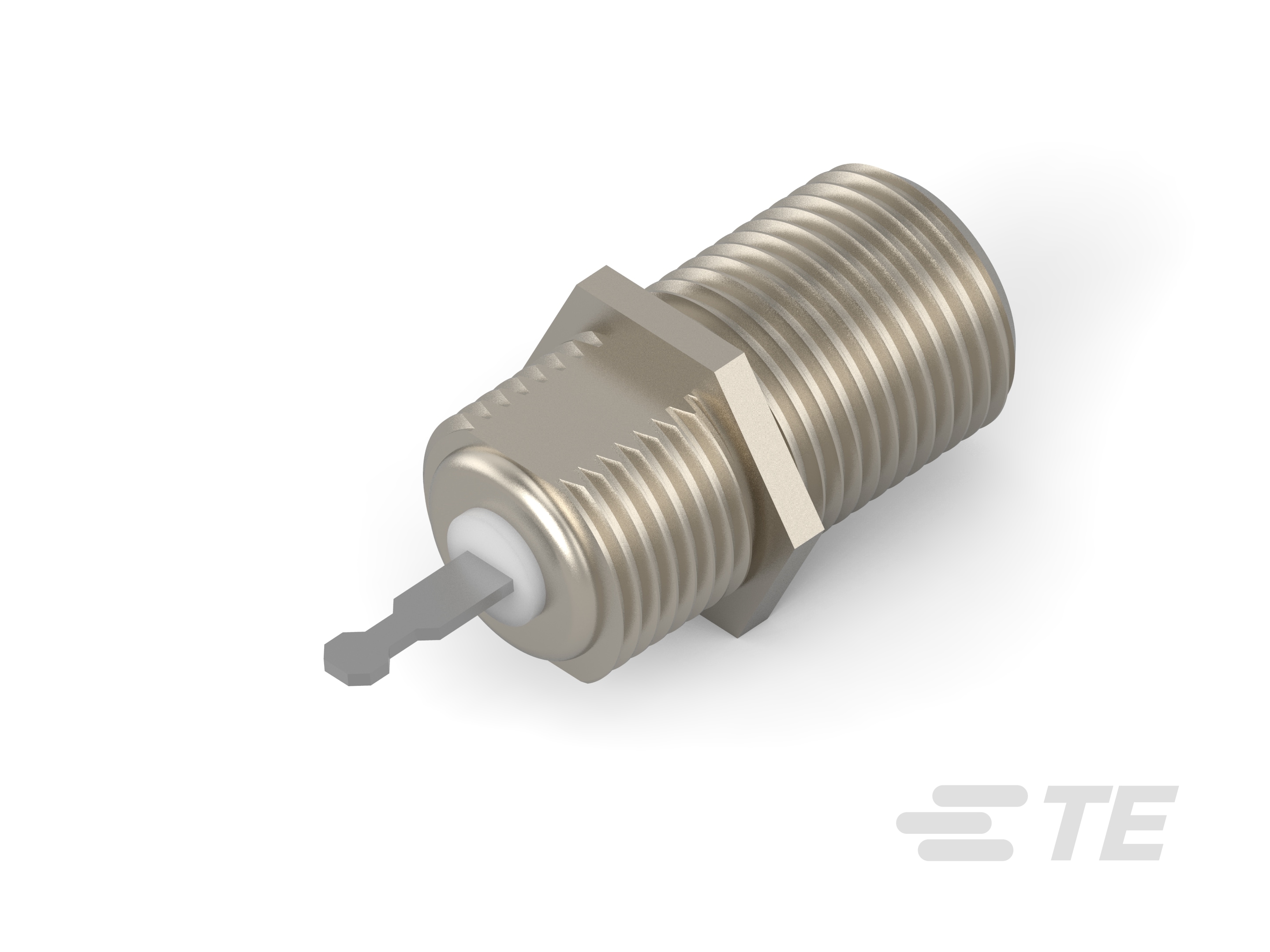 F Type Connector: Jack, Right-Angle, Elbow Jack PCB, 75 Ohm-CAT-884-FTM75