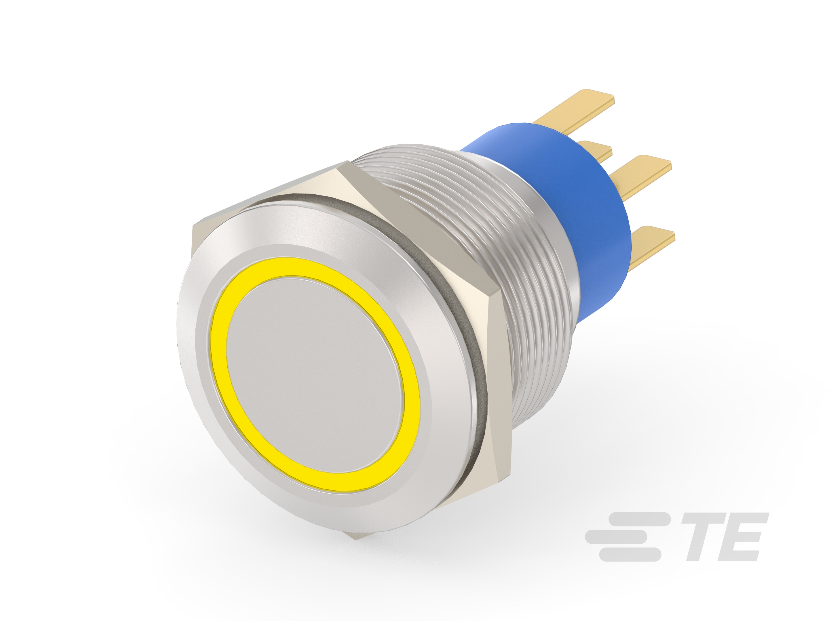 AV22 DPL 0.4VA MOVE RING LED YELLOW 24V-7-2213772-2