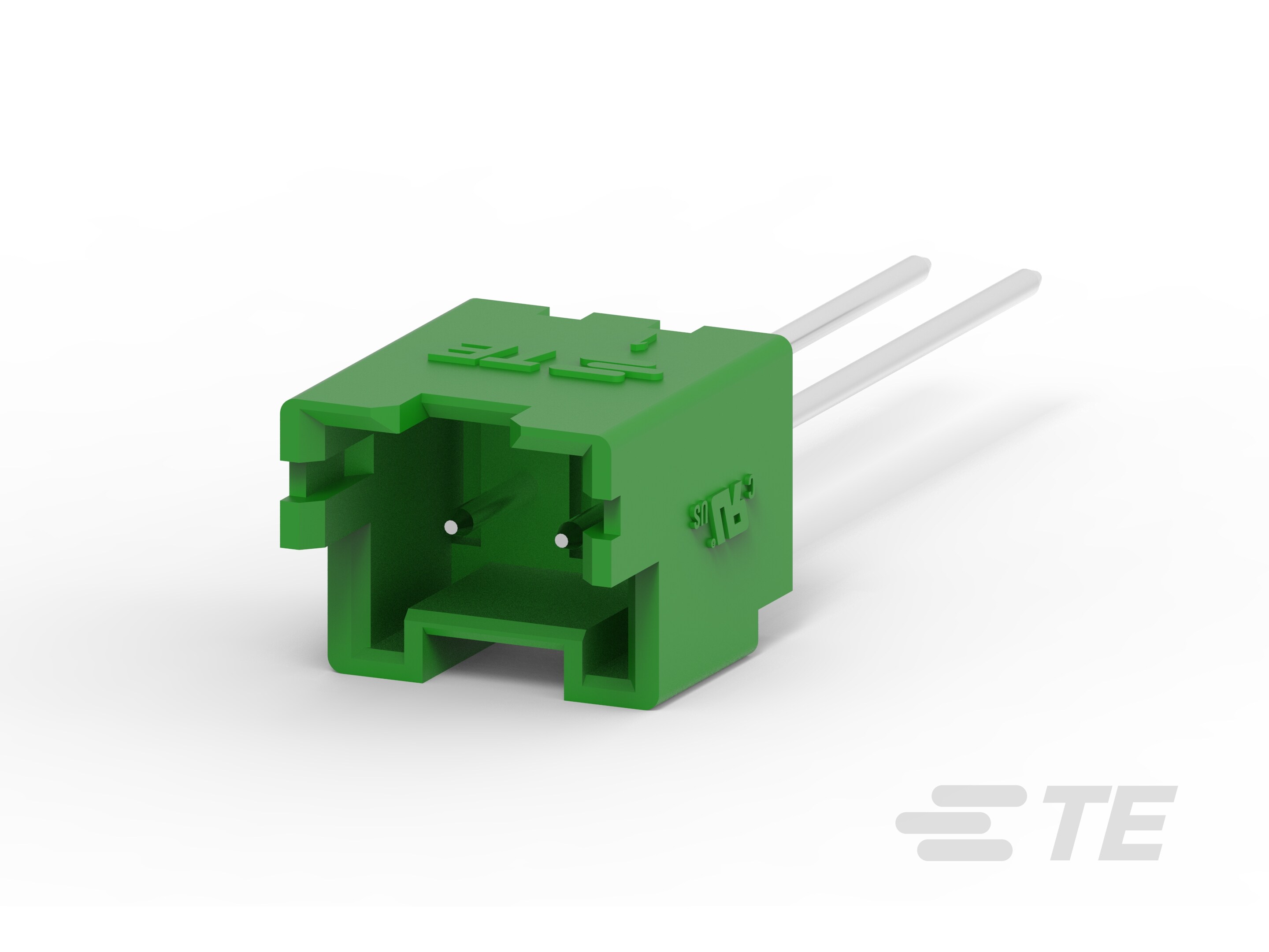 EP2.5 HDR 2P VERT W/O BOSS,TAPING,GREEN-5-2299683-1