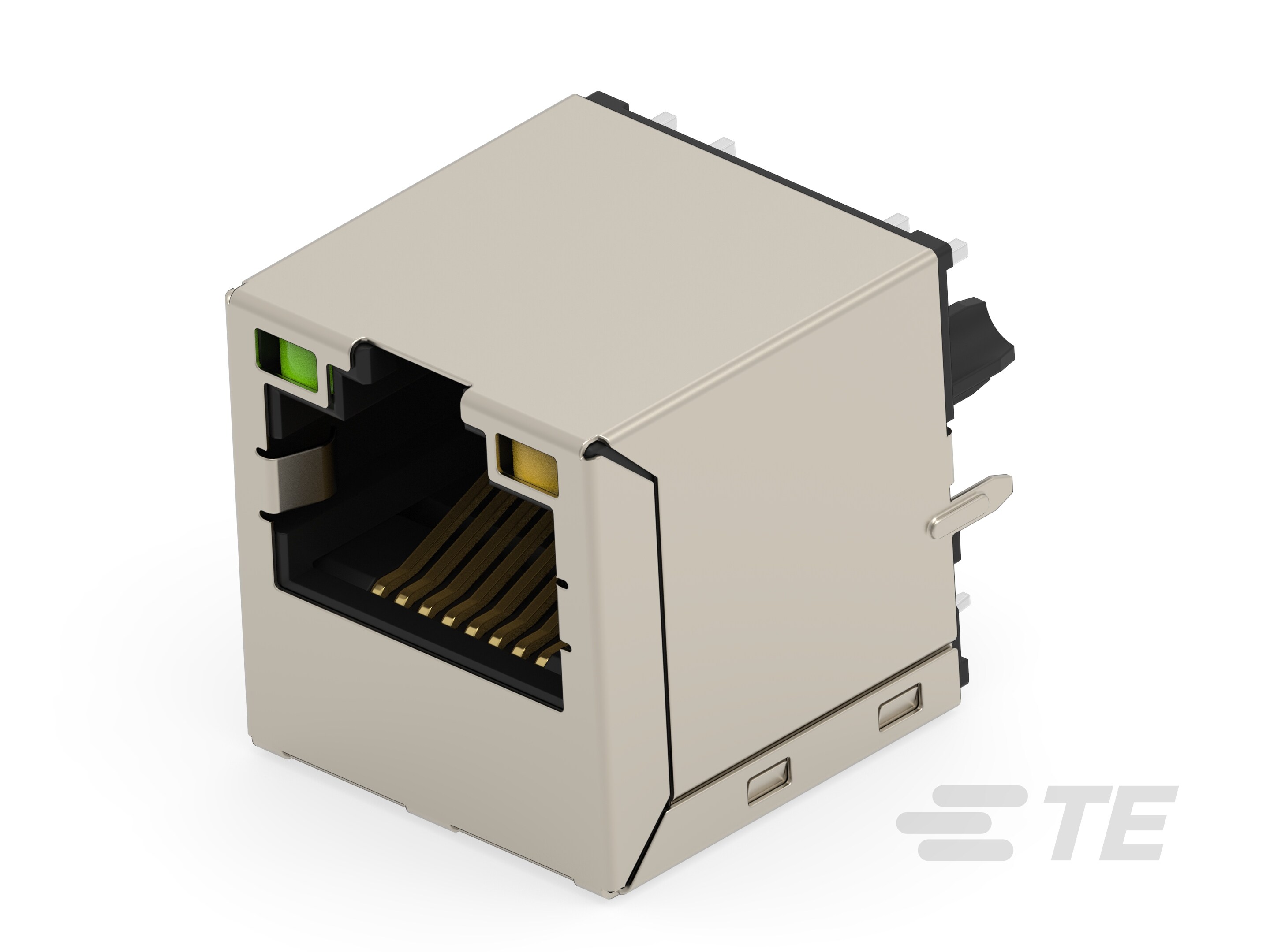 RJ45 JACK INT.MAG. 1GB LED 1X1 VERT.-5-2301995-4