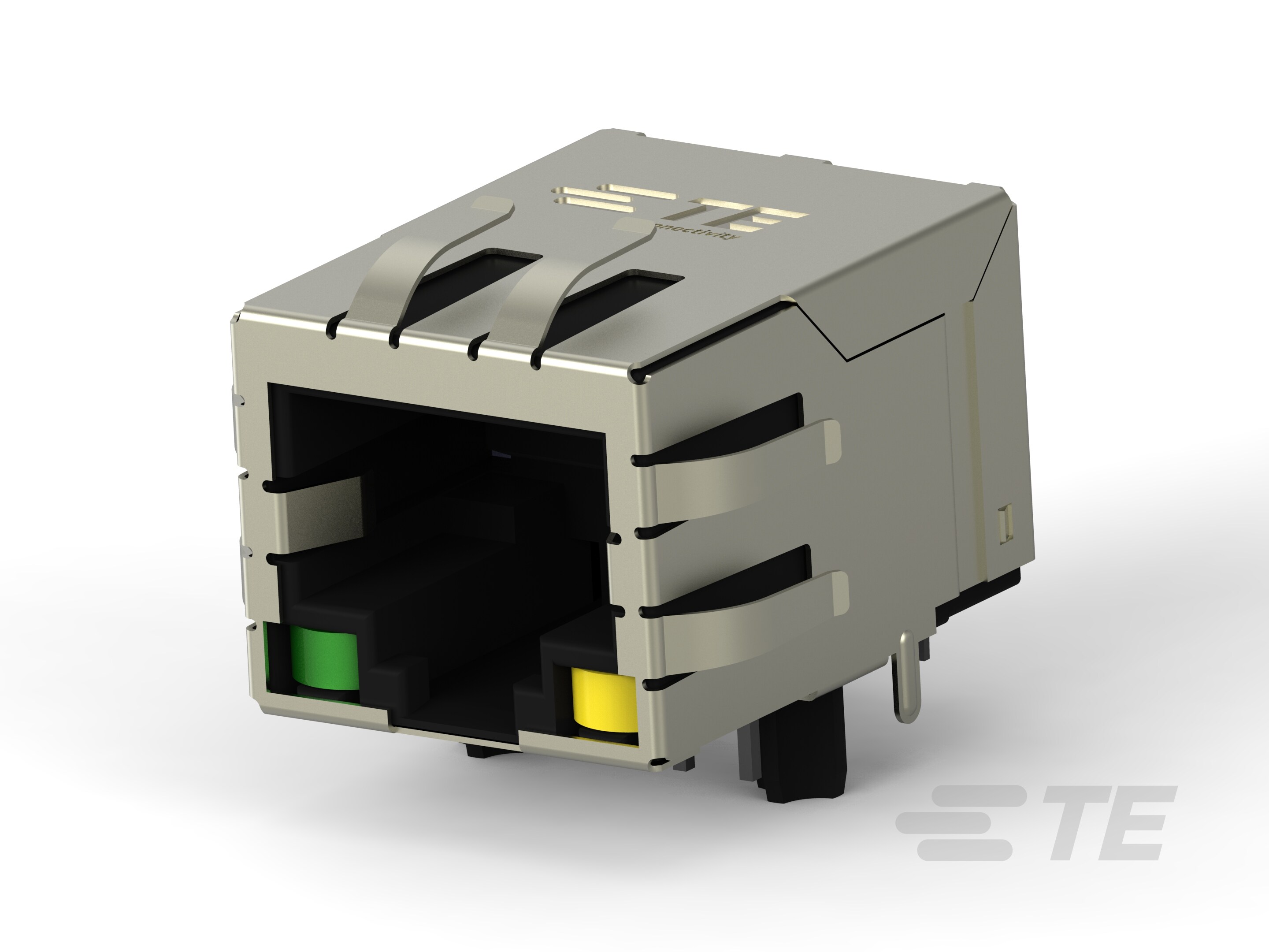 RJ45 JACK MAG. POE 10/100 LED 1X1-5-2337992-4
