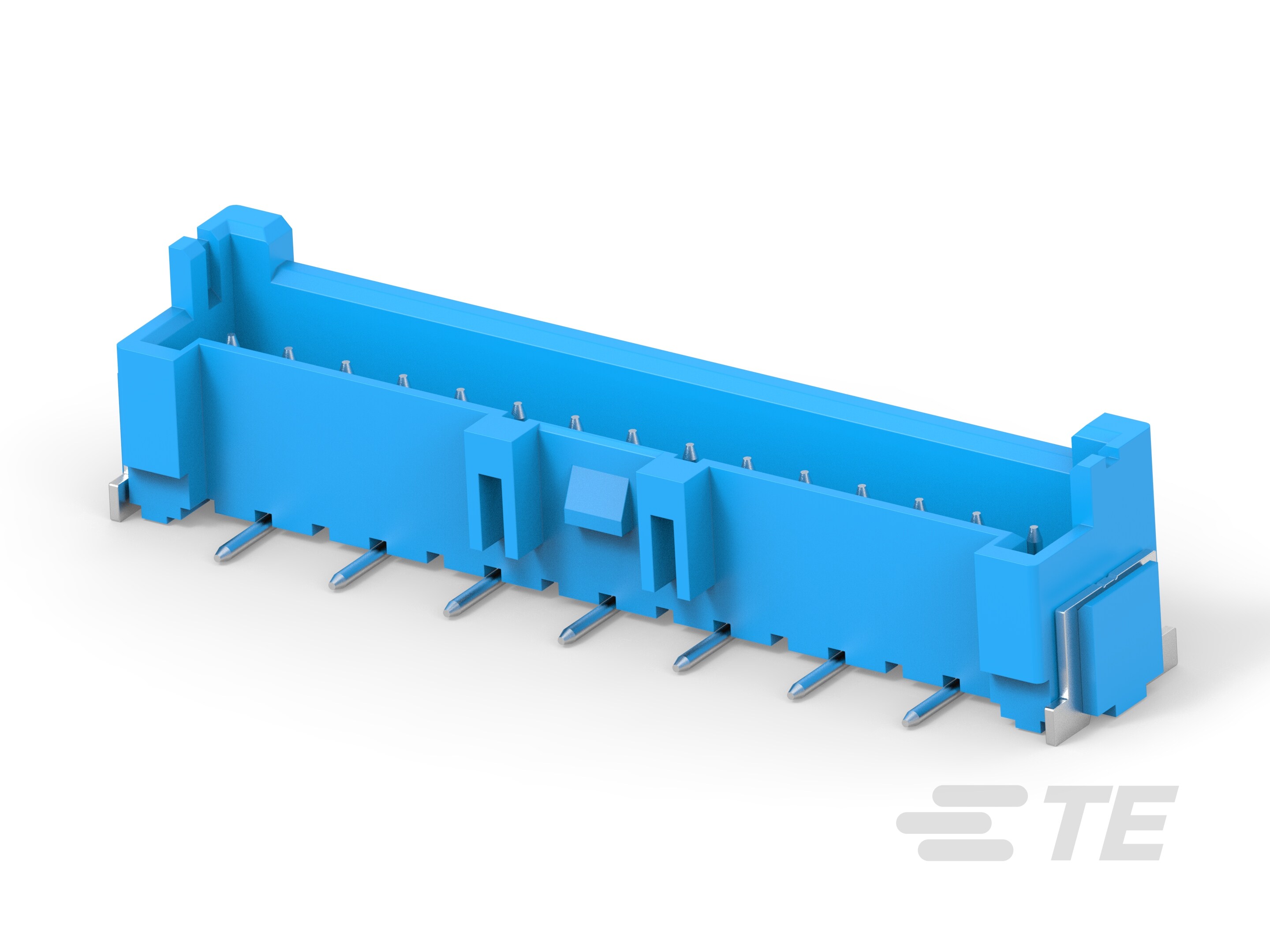 EP2.5 single row SMT header,15P,blue-5-2365497-5