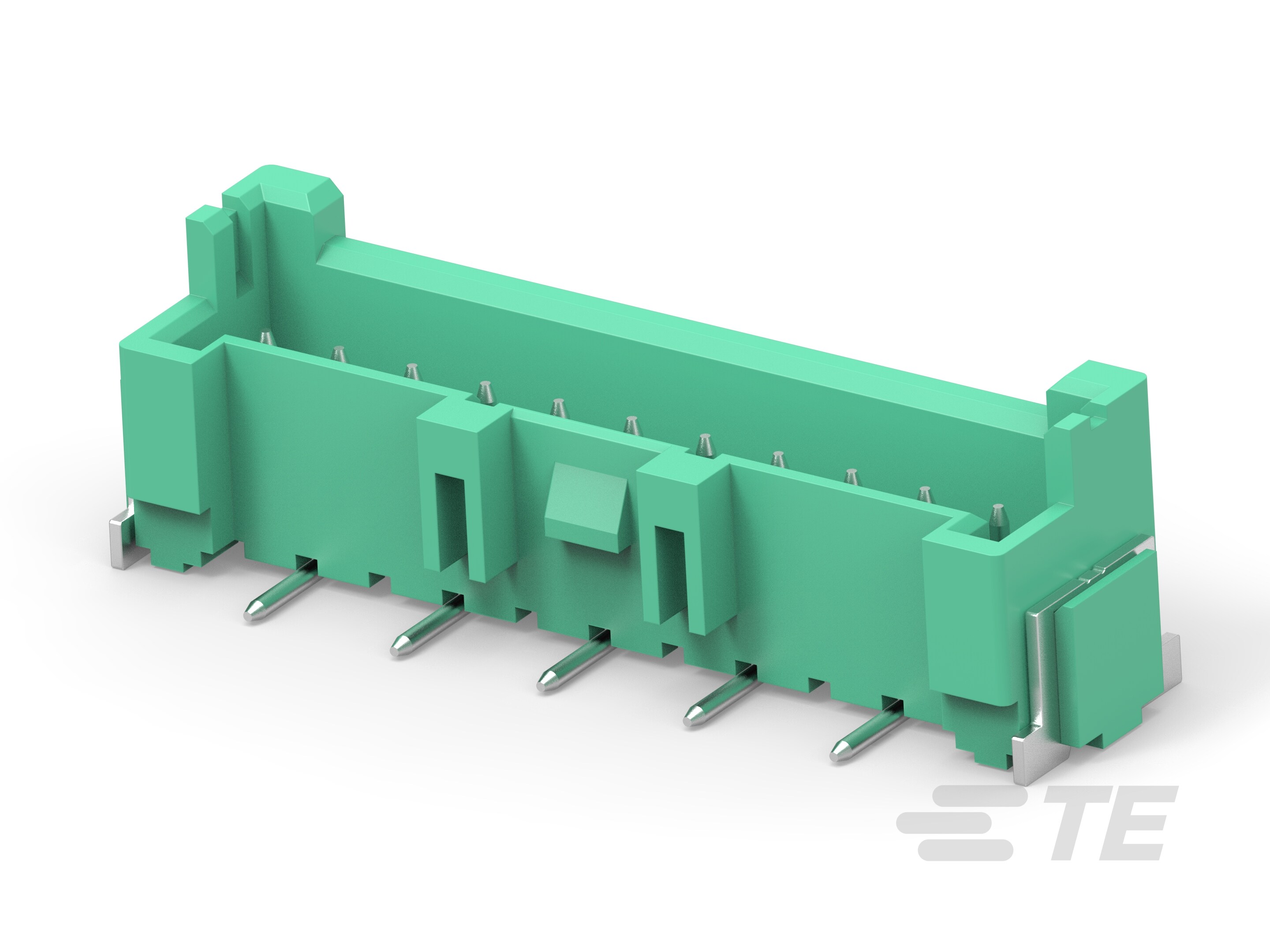 EP2.5 single row SMT header,11P,green-5-2365497-7