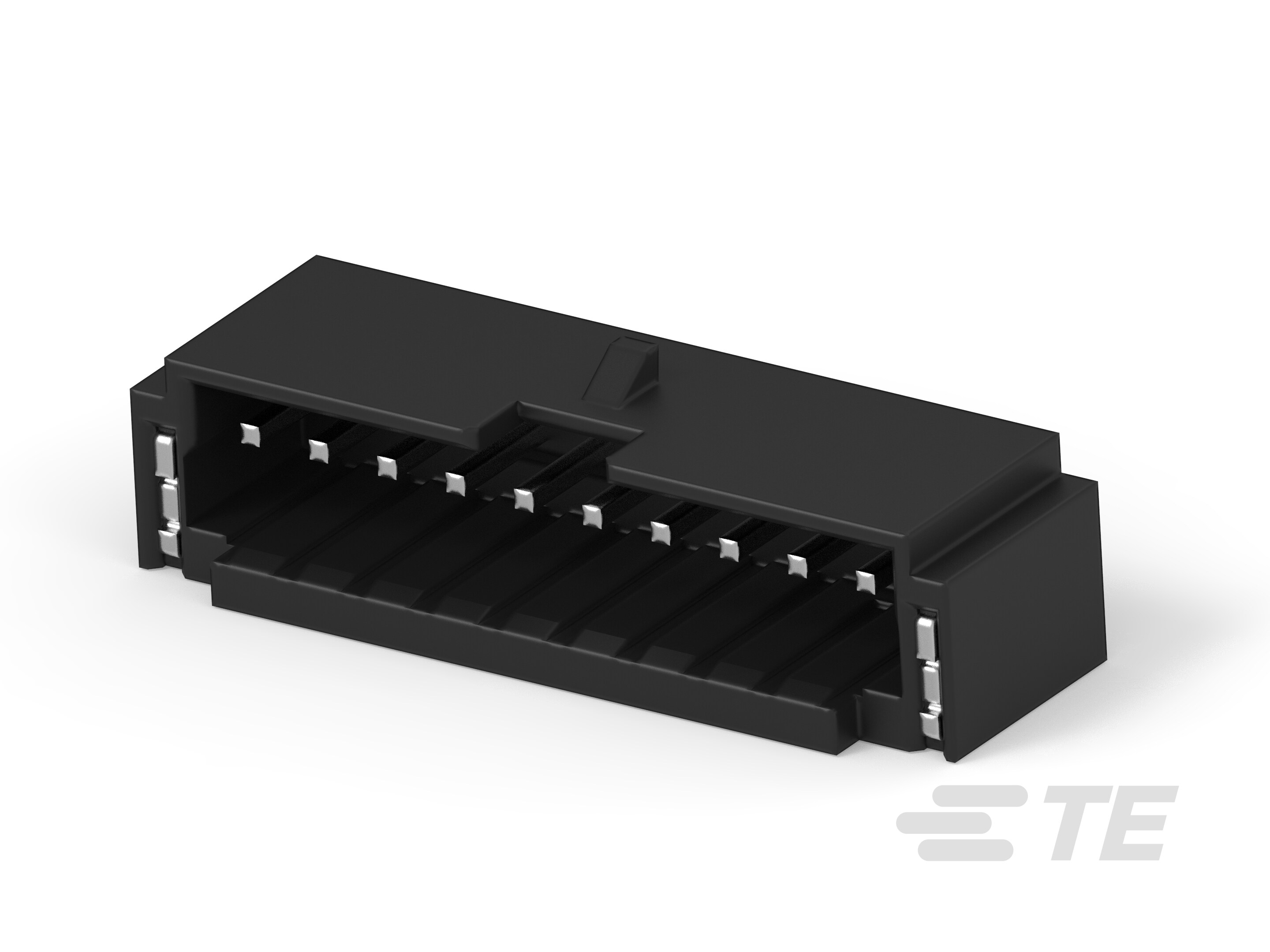 1.5P 10POS WTB R/A BRD W LATCH TIN BLACK-5-2381626-0