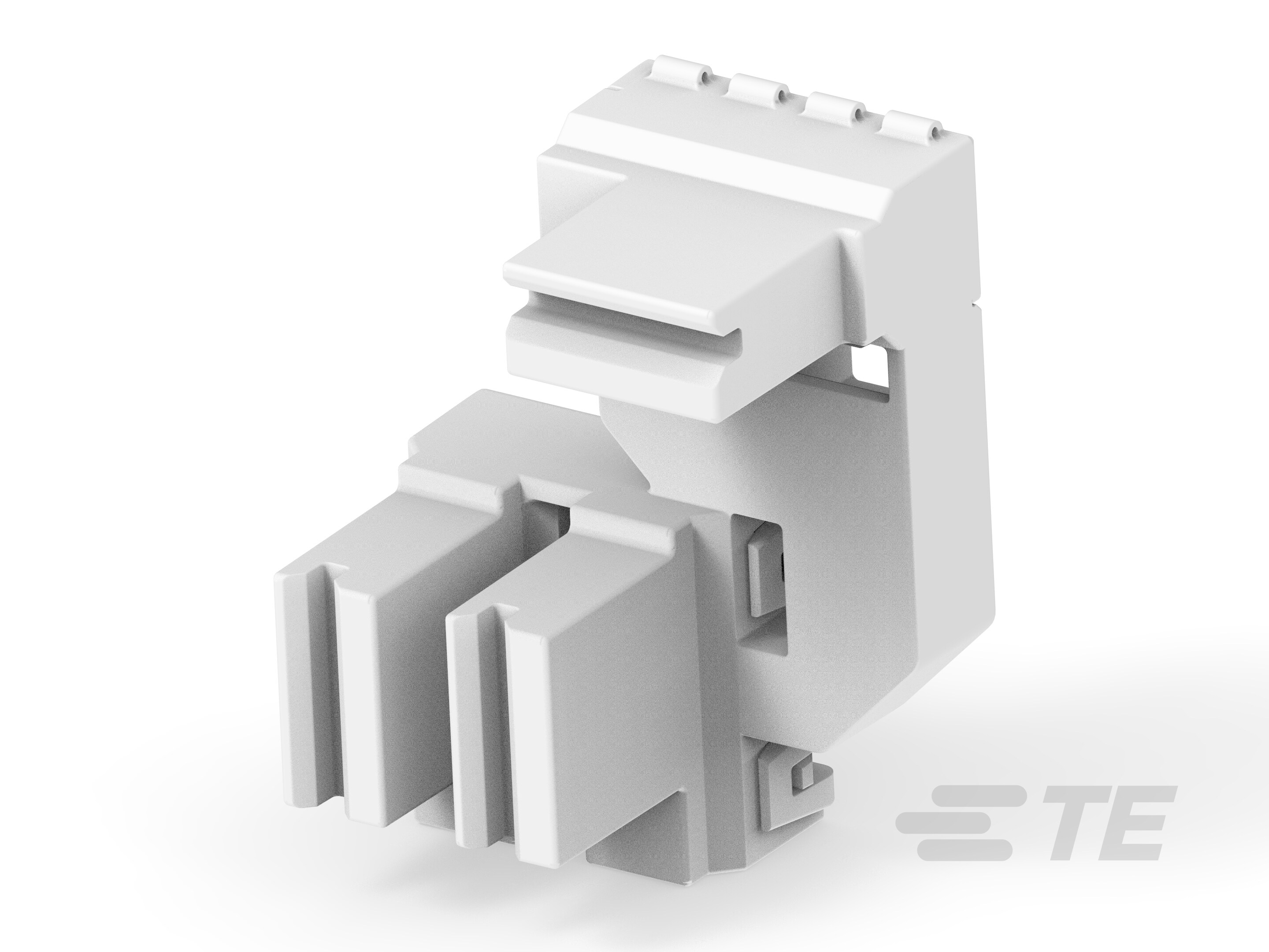 HSG, RECEP, 250 FASTON LH FLAG, 3P, T9A-5-2425506-1