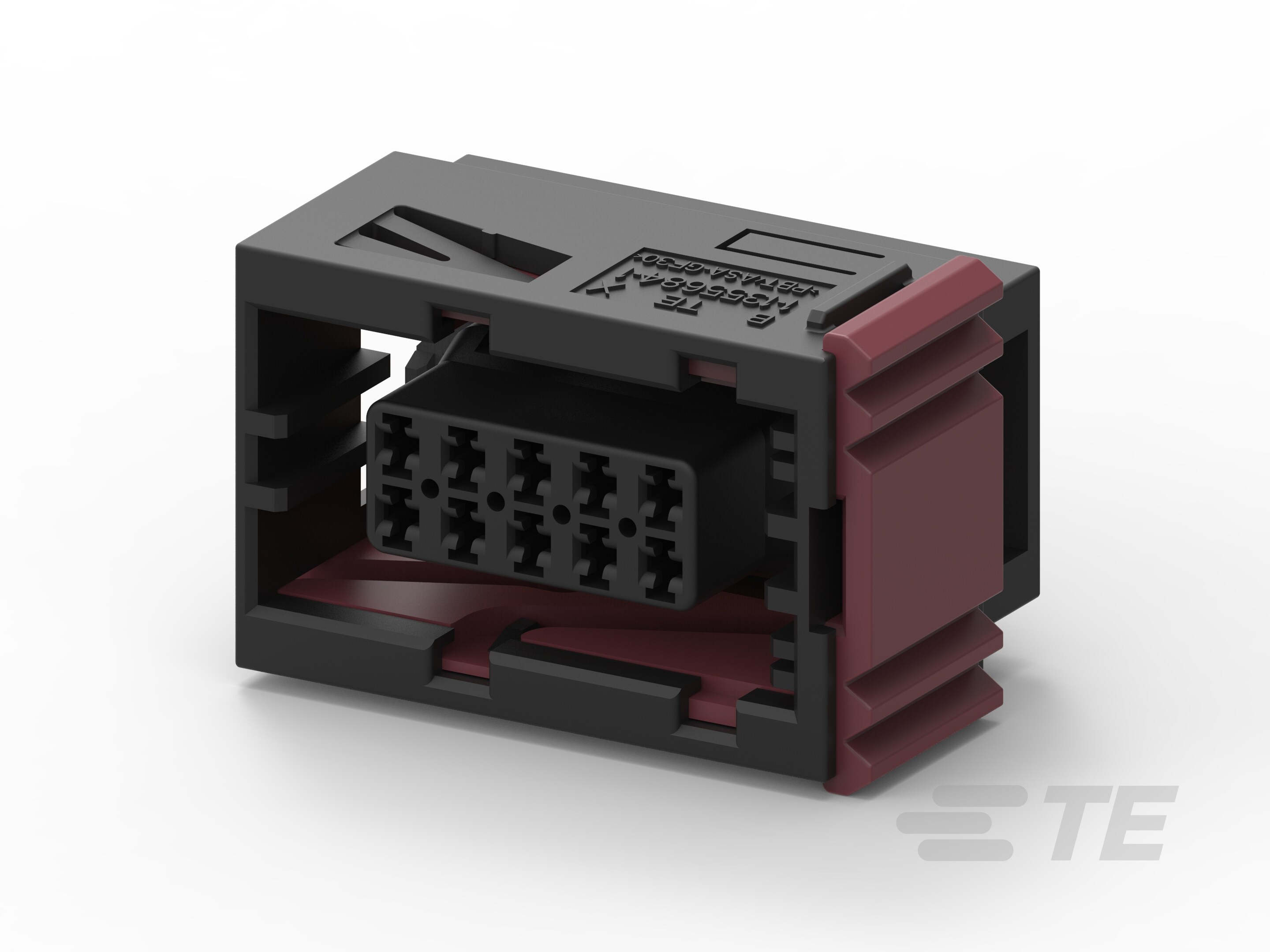 MT3-REC. HOUSING, 10 POS.-6-1355688-5