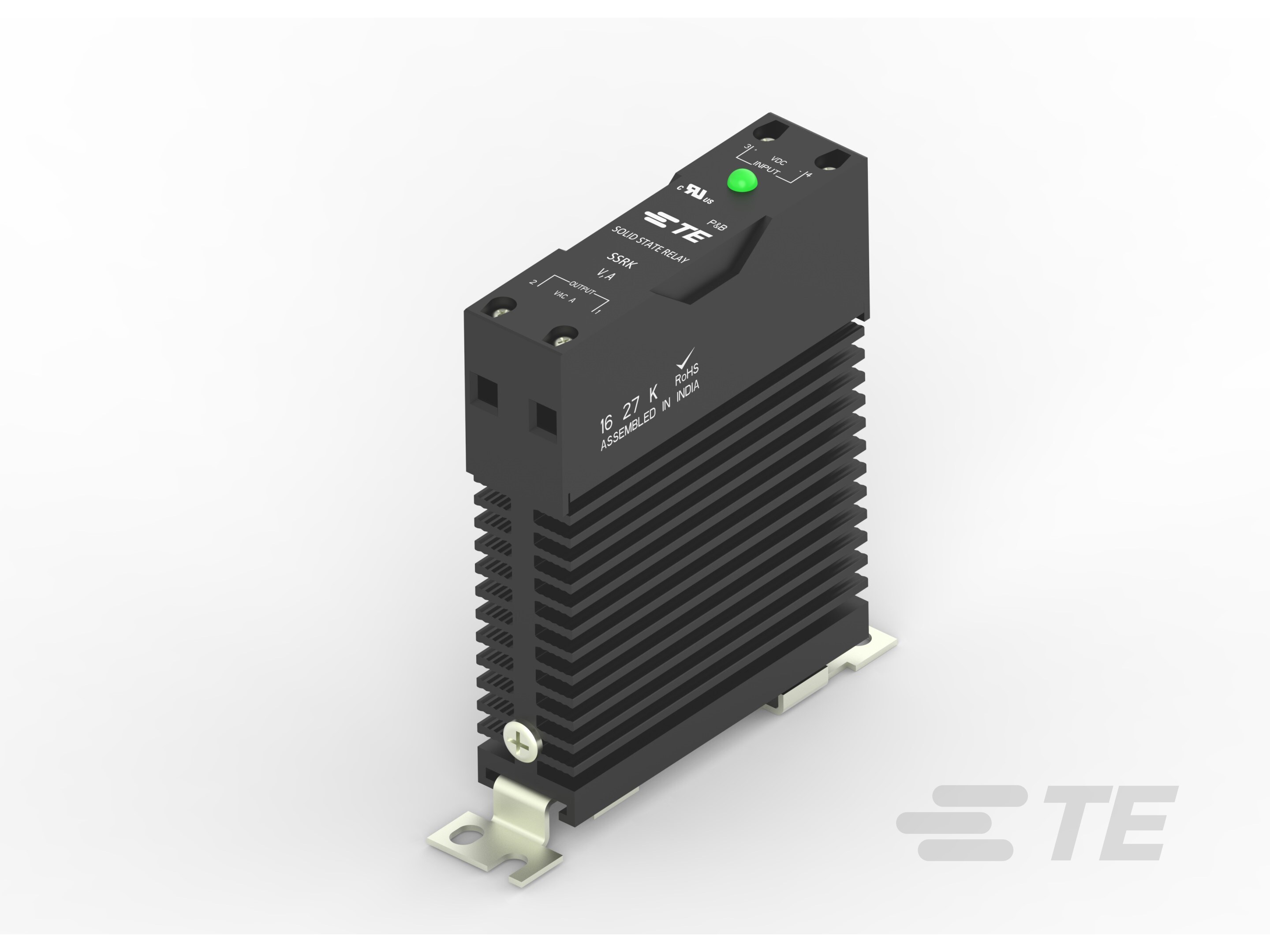 SSRK-600A10 = DIN Rail MOUNT,10A,600V AC-6-1393030-9