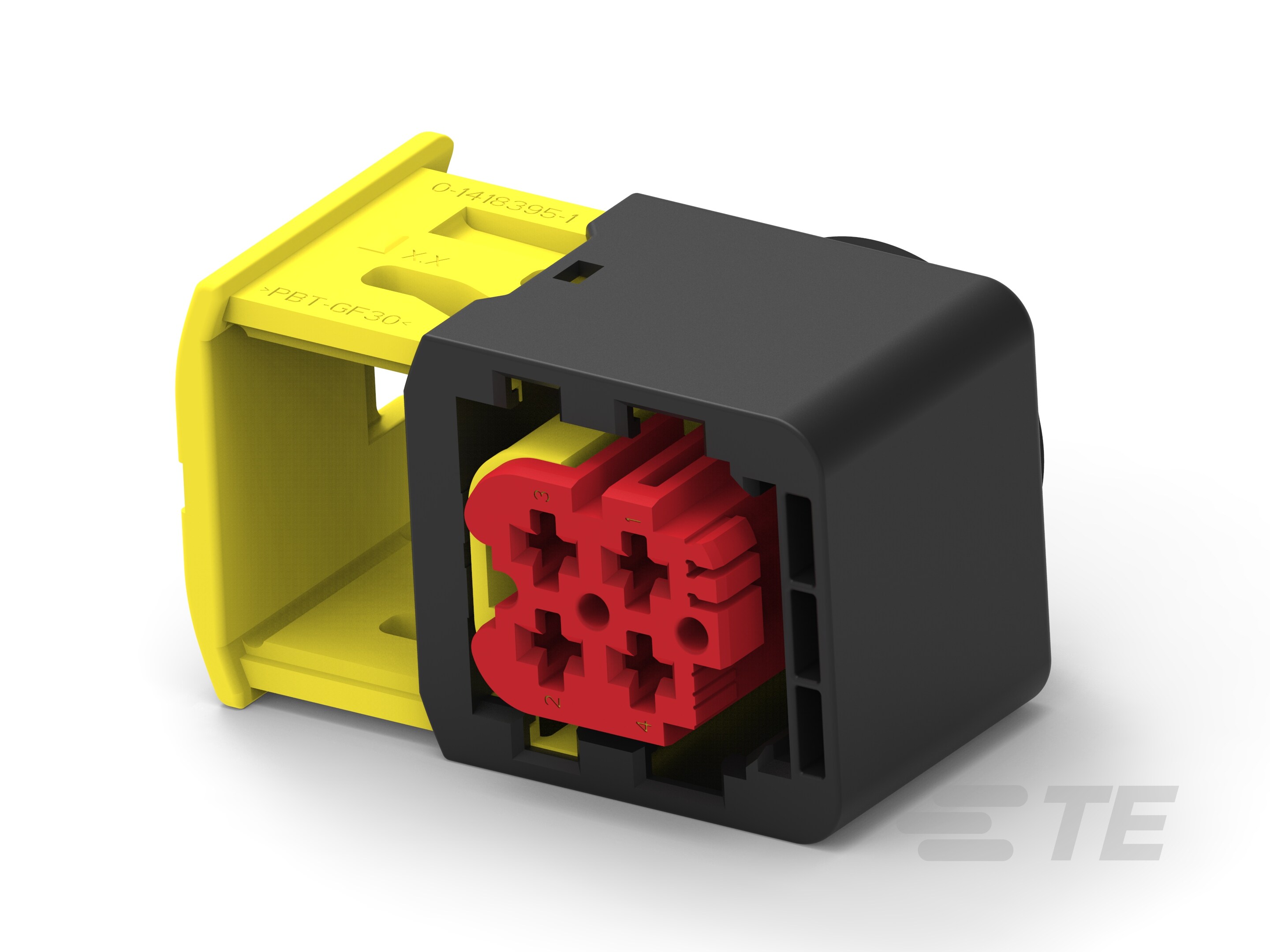 4 POS AMP MCP 2.8 REC HSG-6-1418390-1