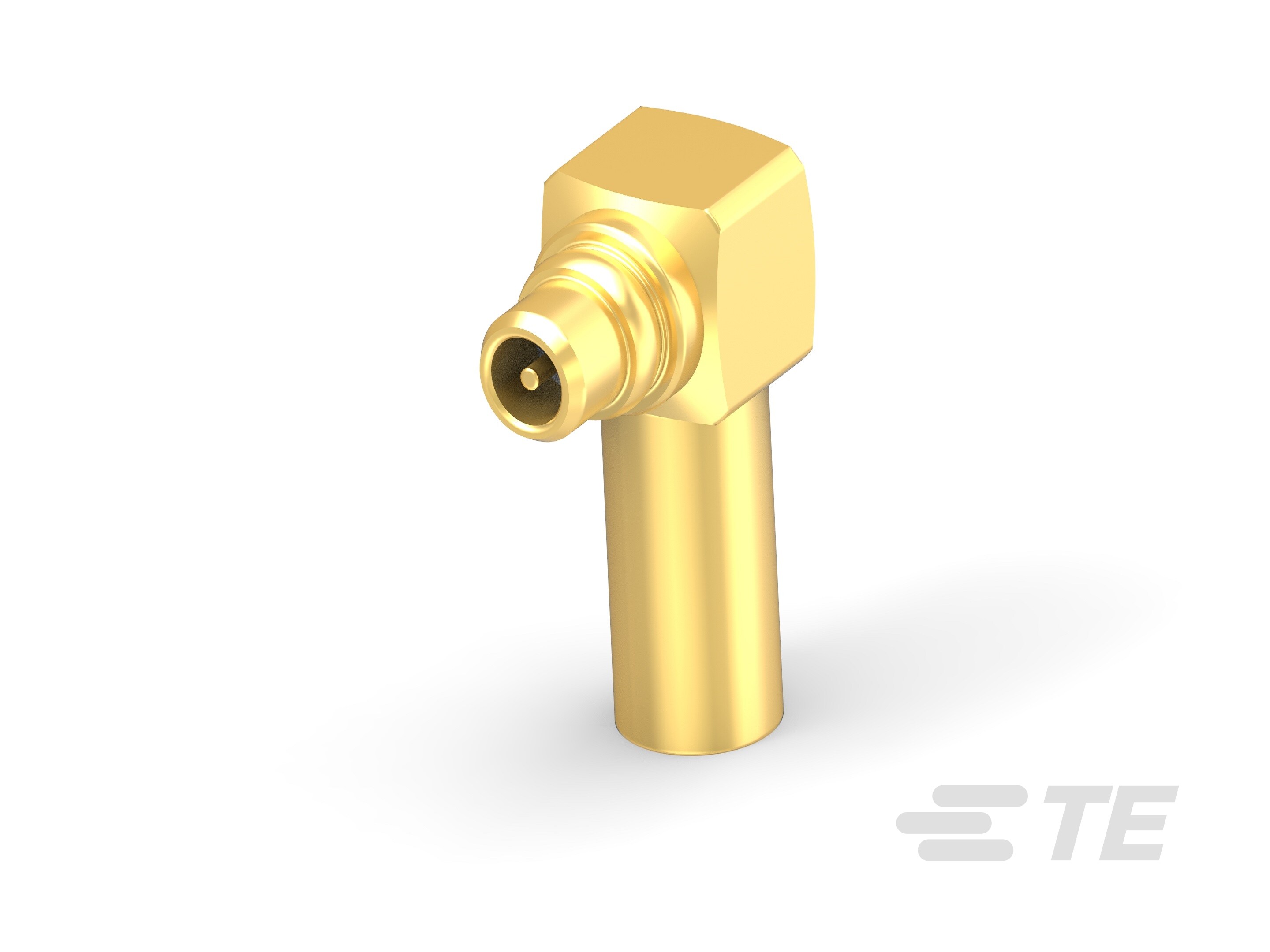 MMCX Elb Plg Crimp Gold, RG178-6-1634003-0