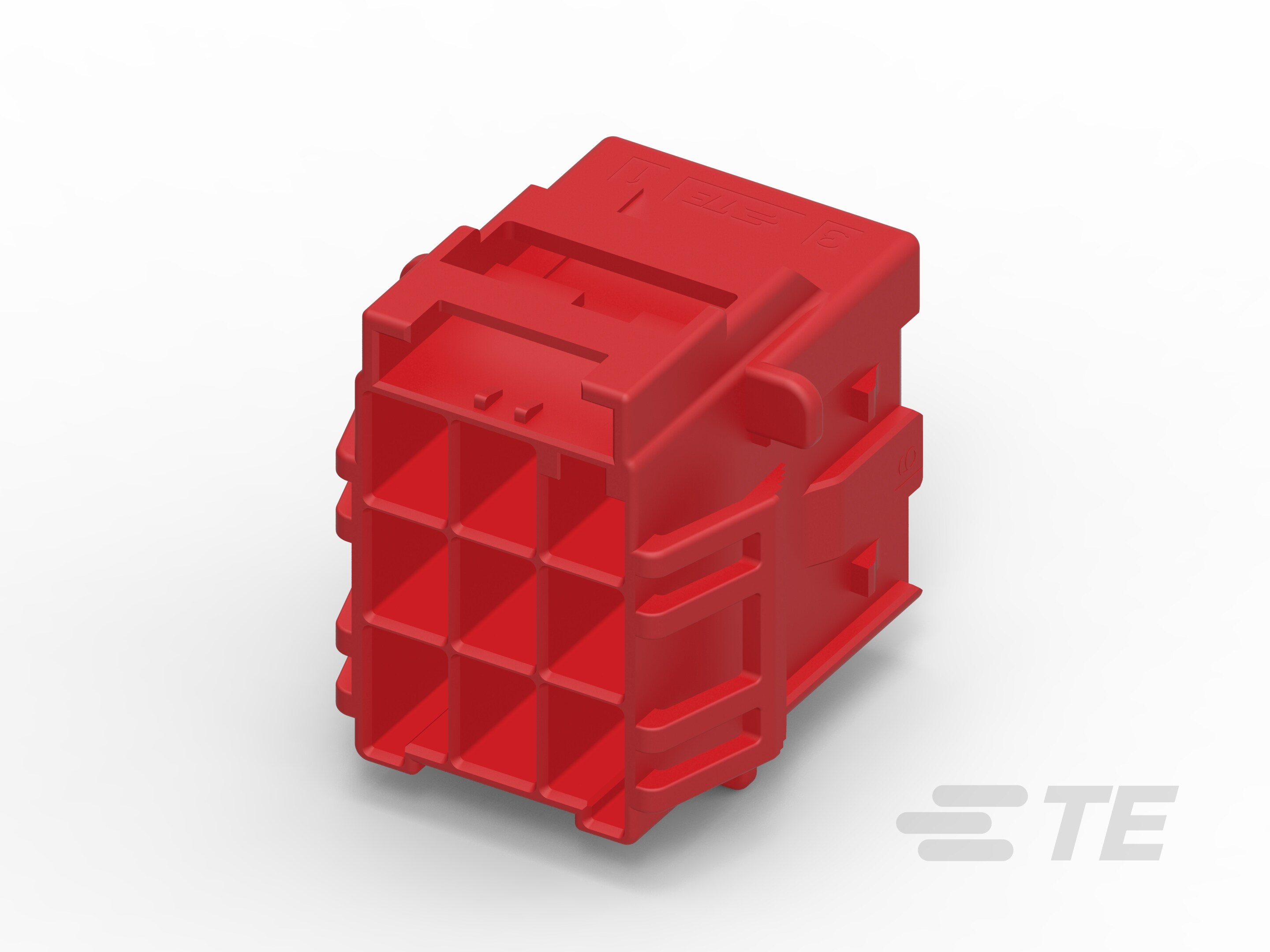 PTL 3X3 CAP PANEL MT HITEMP KEY B RED-6-1971875-3