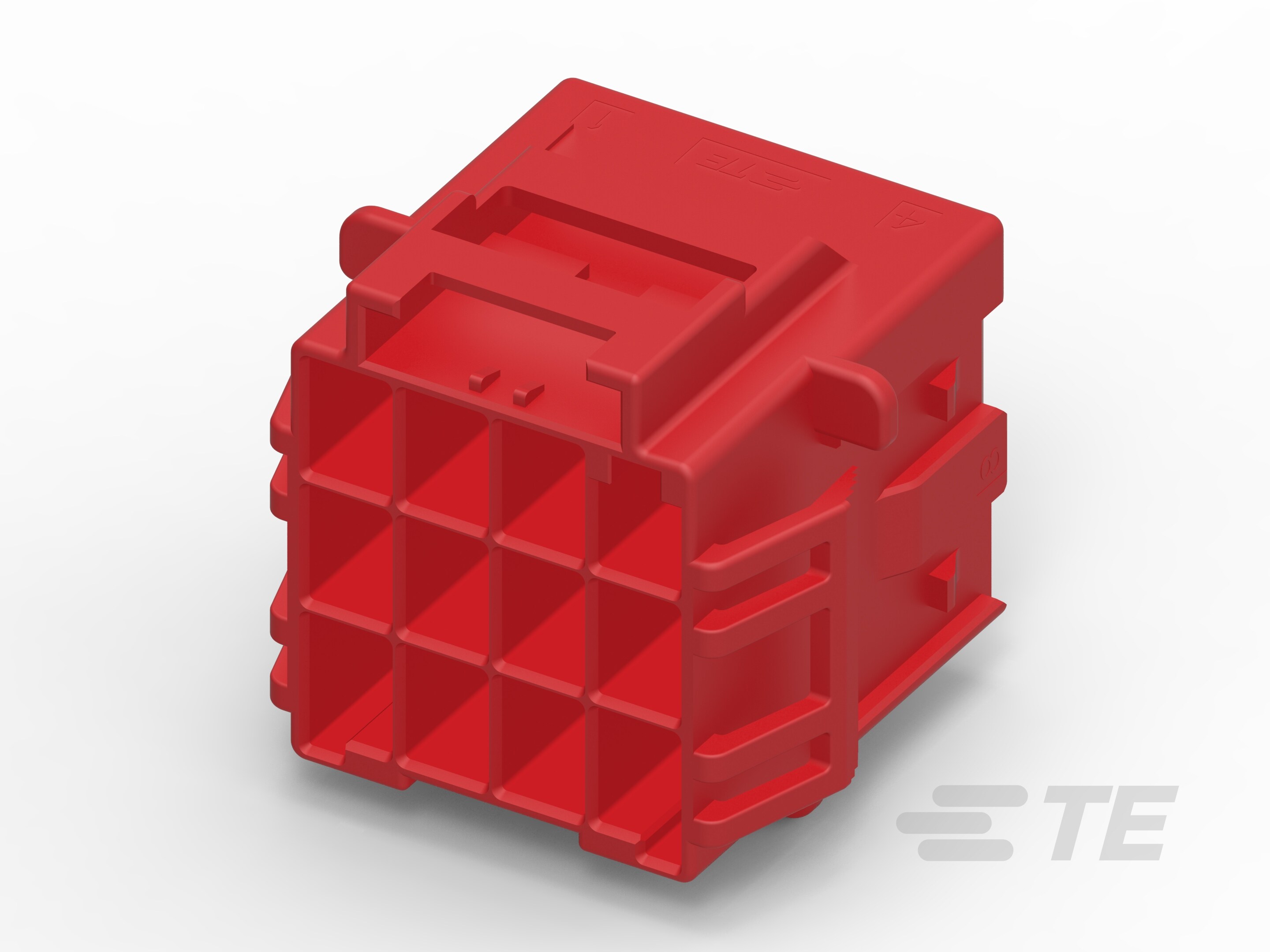 PTL 3X4 CAP PANEL MT HITEMP KEY B RED-6-1971875-4