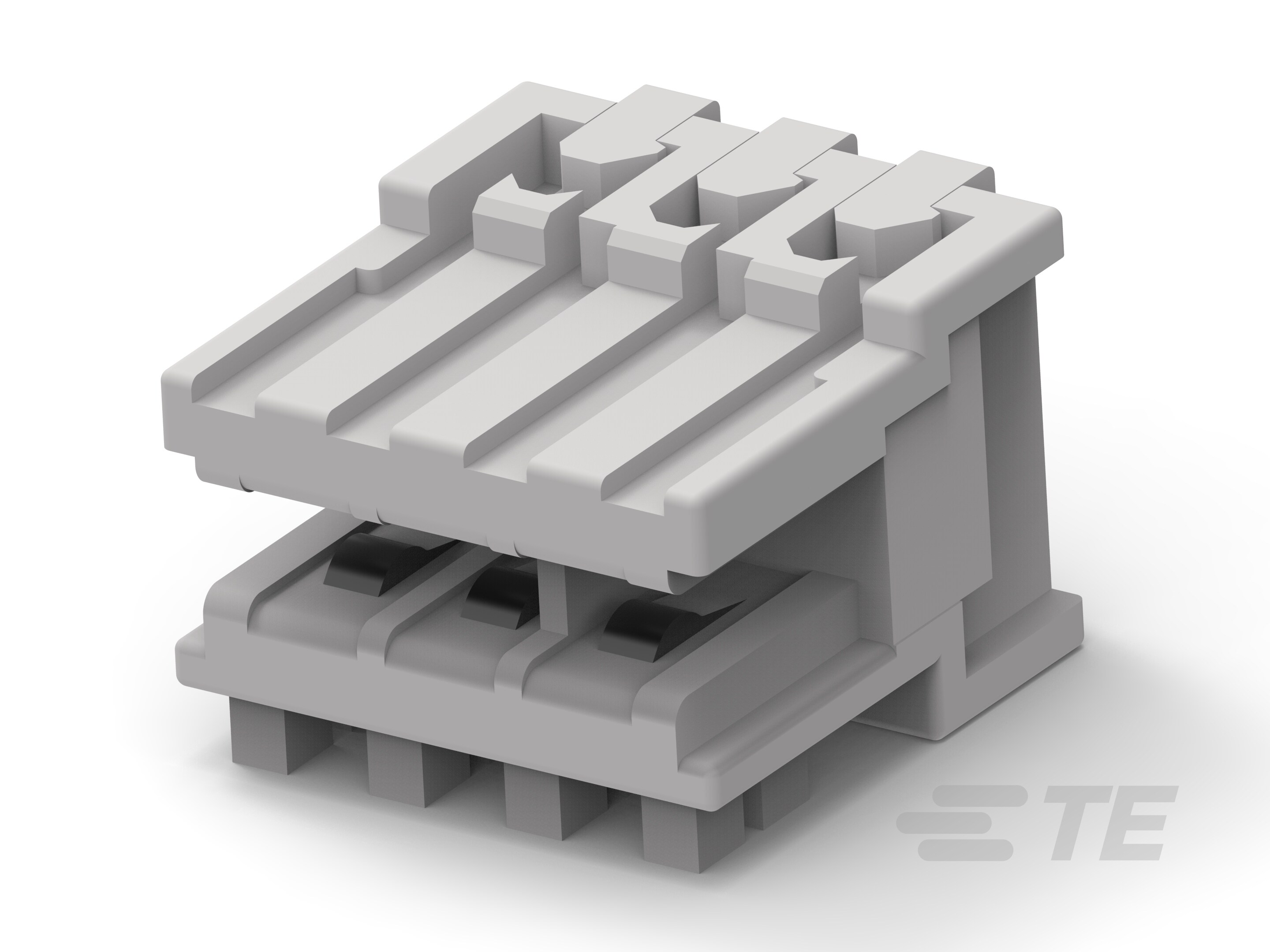 DUOPLUG MKI STD, KEYED 2/3, 3 POS., RED-6-2311500-3