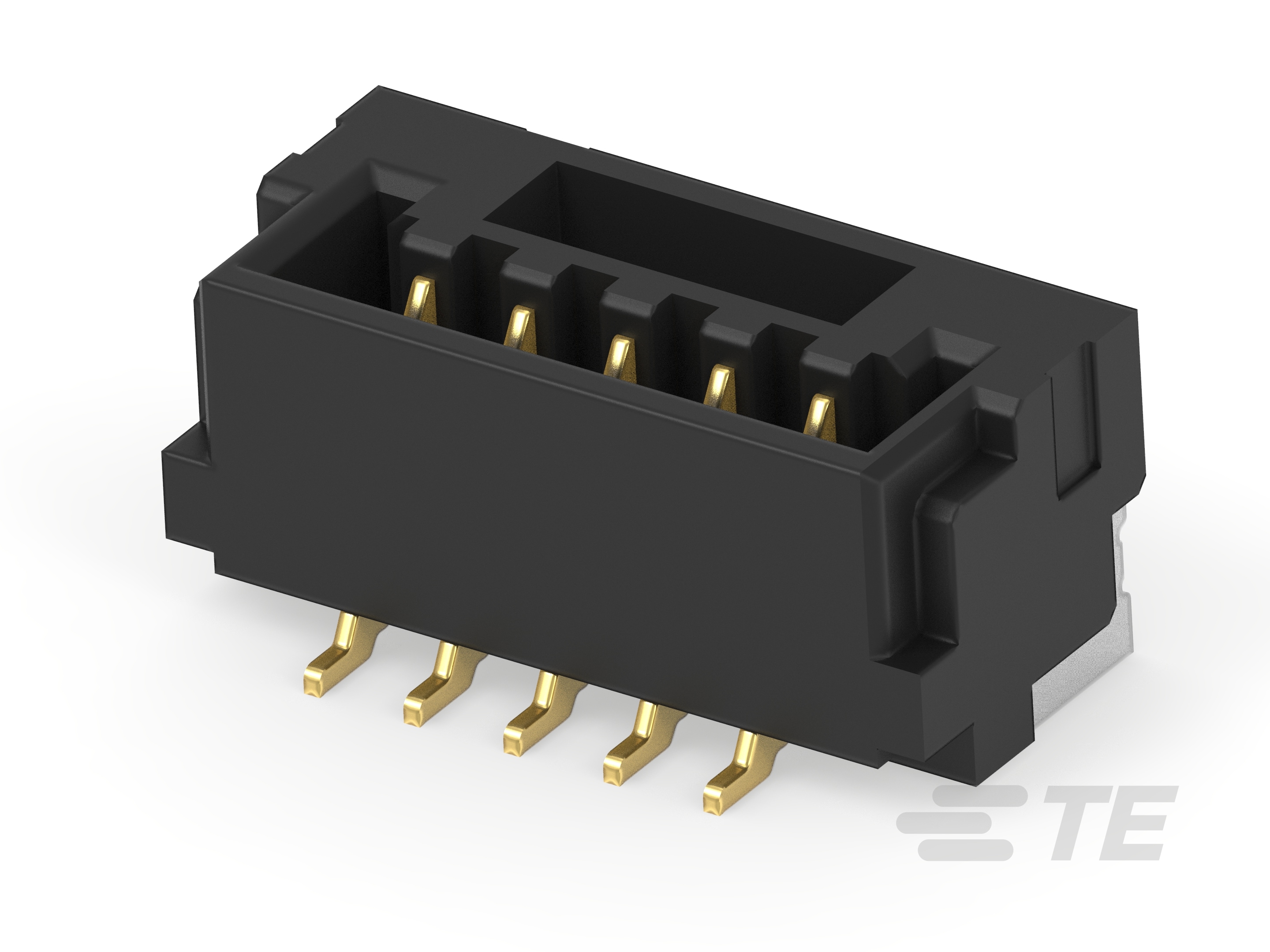 1.25P 5POS WTB VERT BRD W LATCH AU BL-6-2390138-5