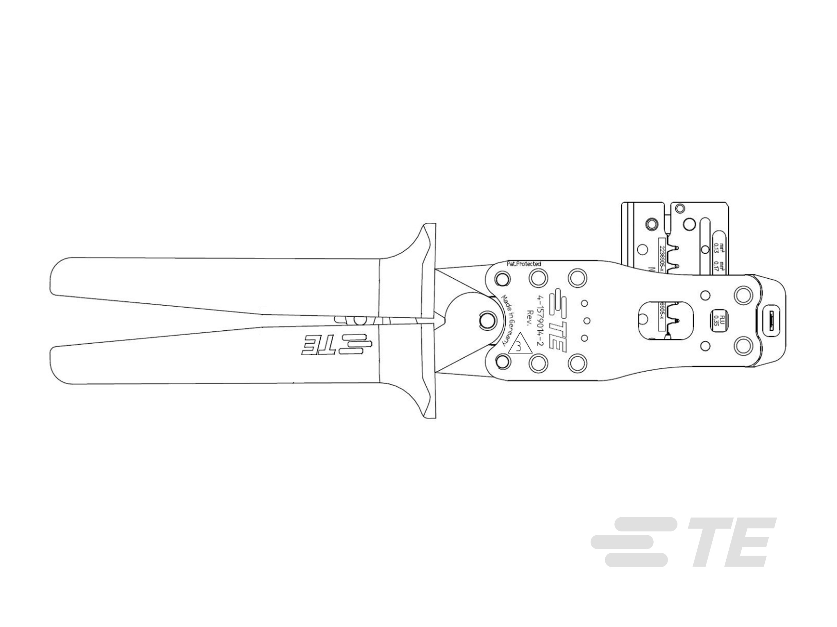 HT11K HAND TOOL TH 0.25 CONTACTS-7-1579014-2