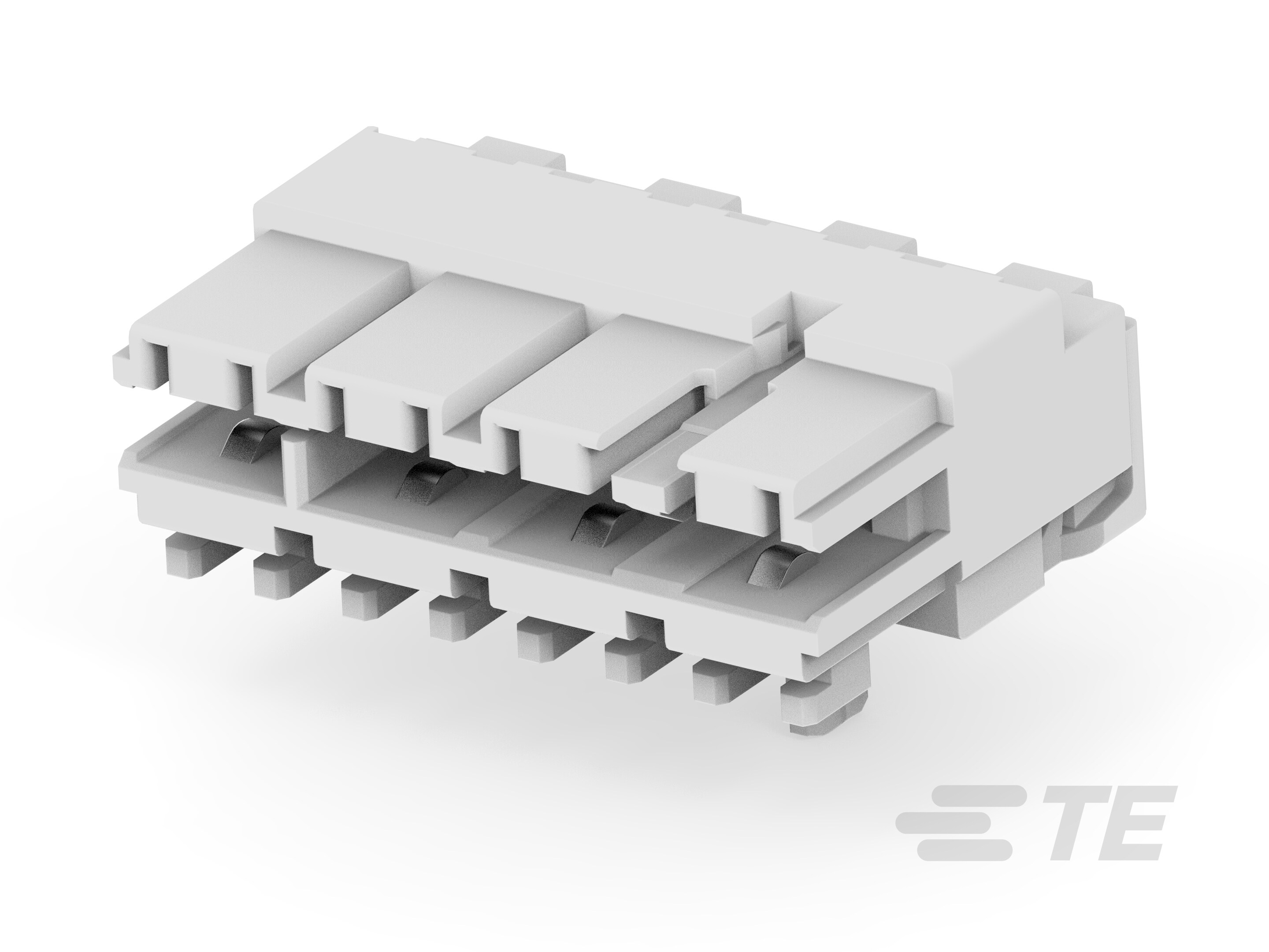 AMP DUOPLUG POW CONN. 4POS W.PCB LOCKING-7-1740533-4