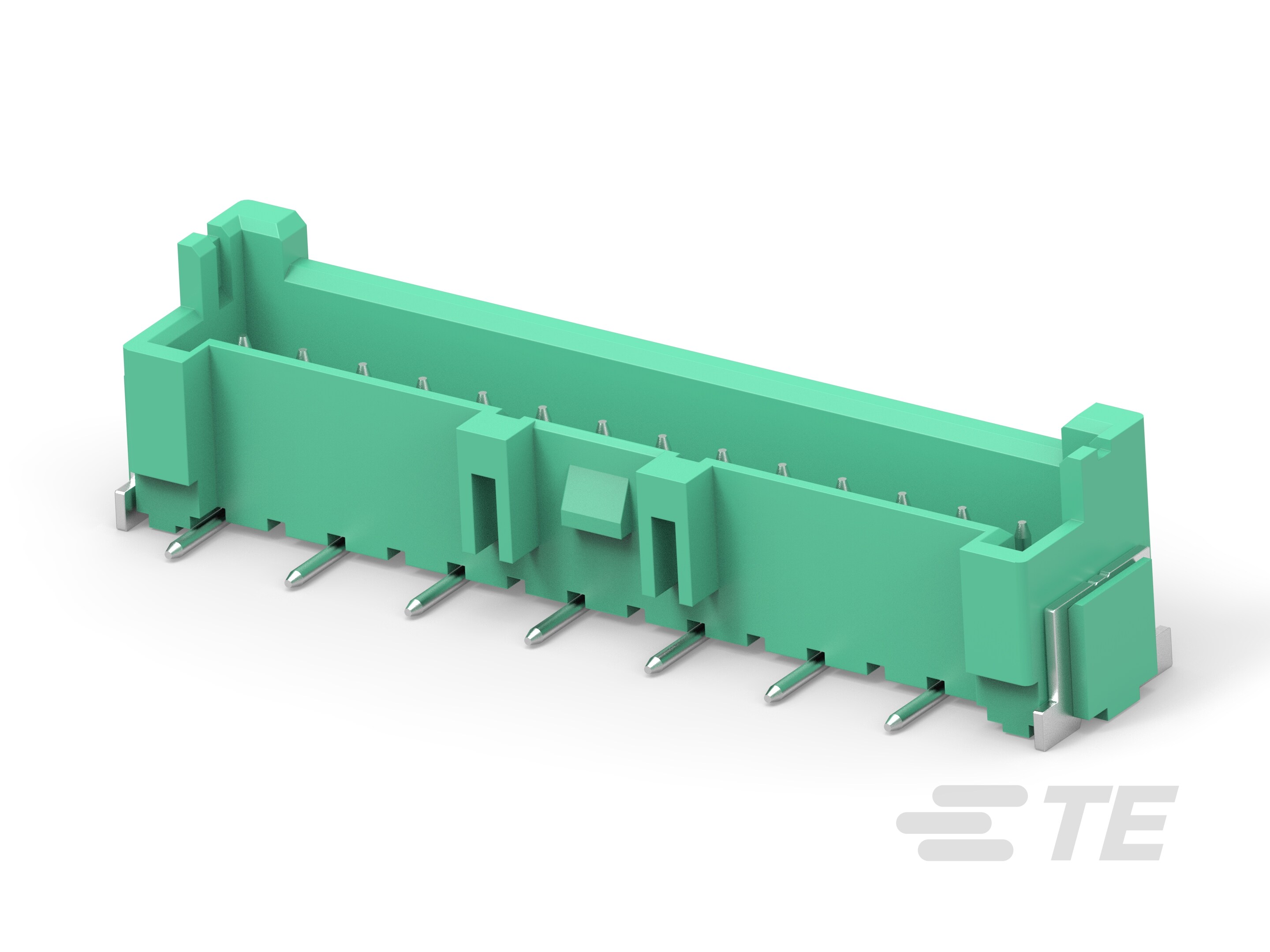 EP2.5 single row SMT header,14P,green-7-2365497-6