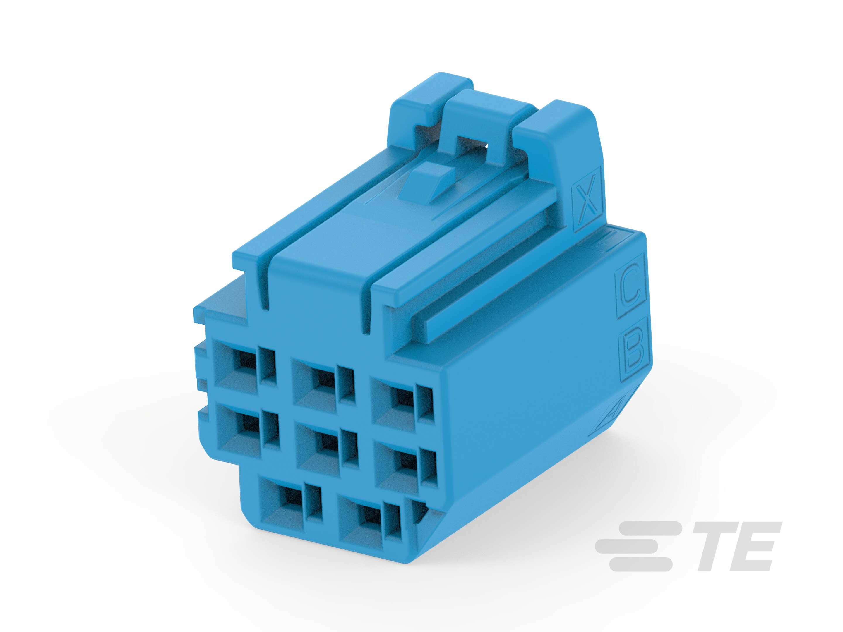 DYNAMIC D1000 SLIM REC HSG 8P X KEY BL-7-2366515-8