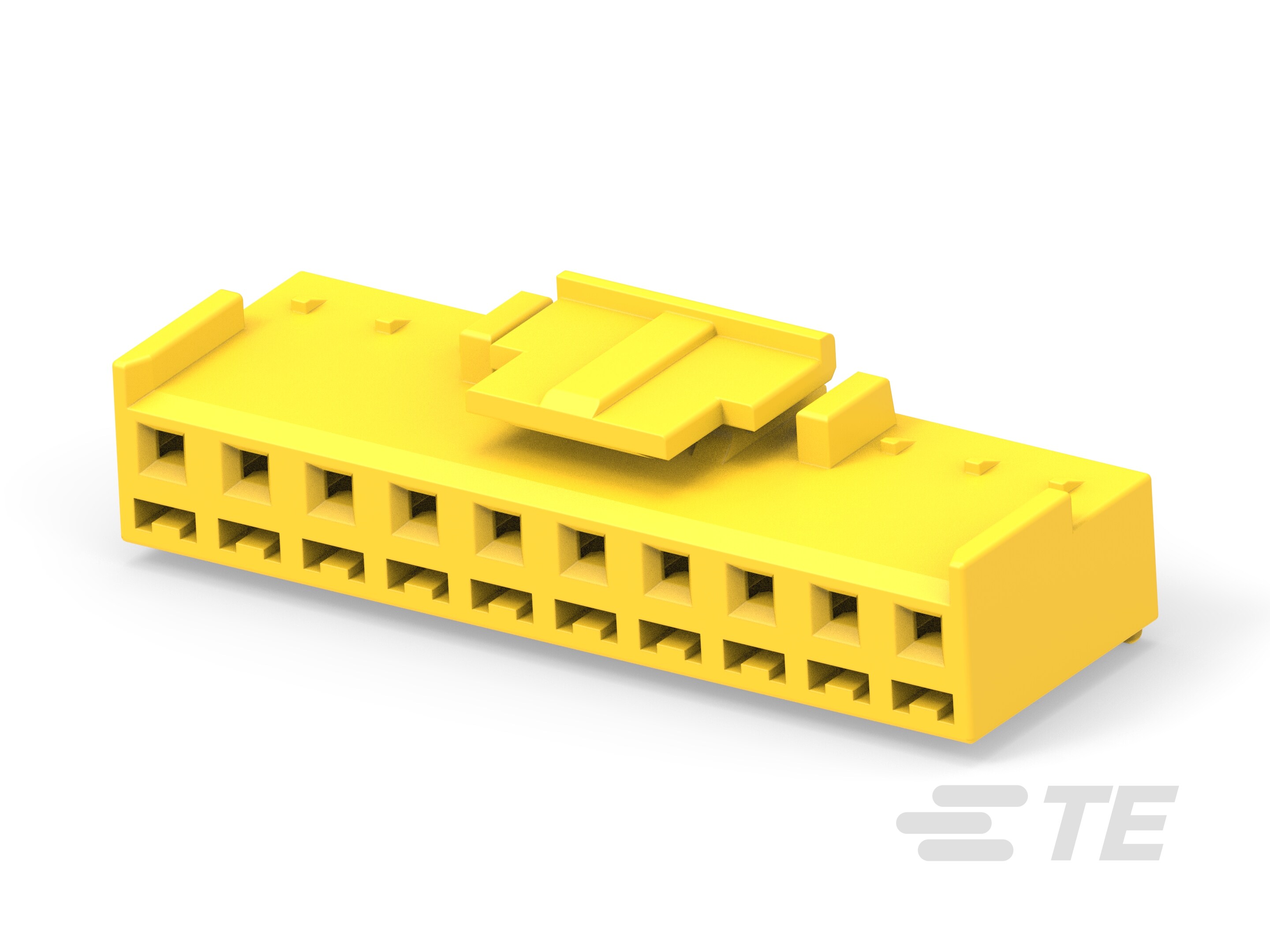 EP II PLUG HOUSING, 10P, YELLOW, NON-GWT-7-2421885-0