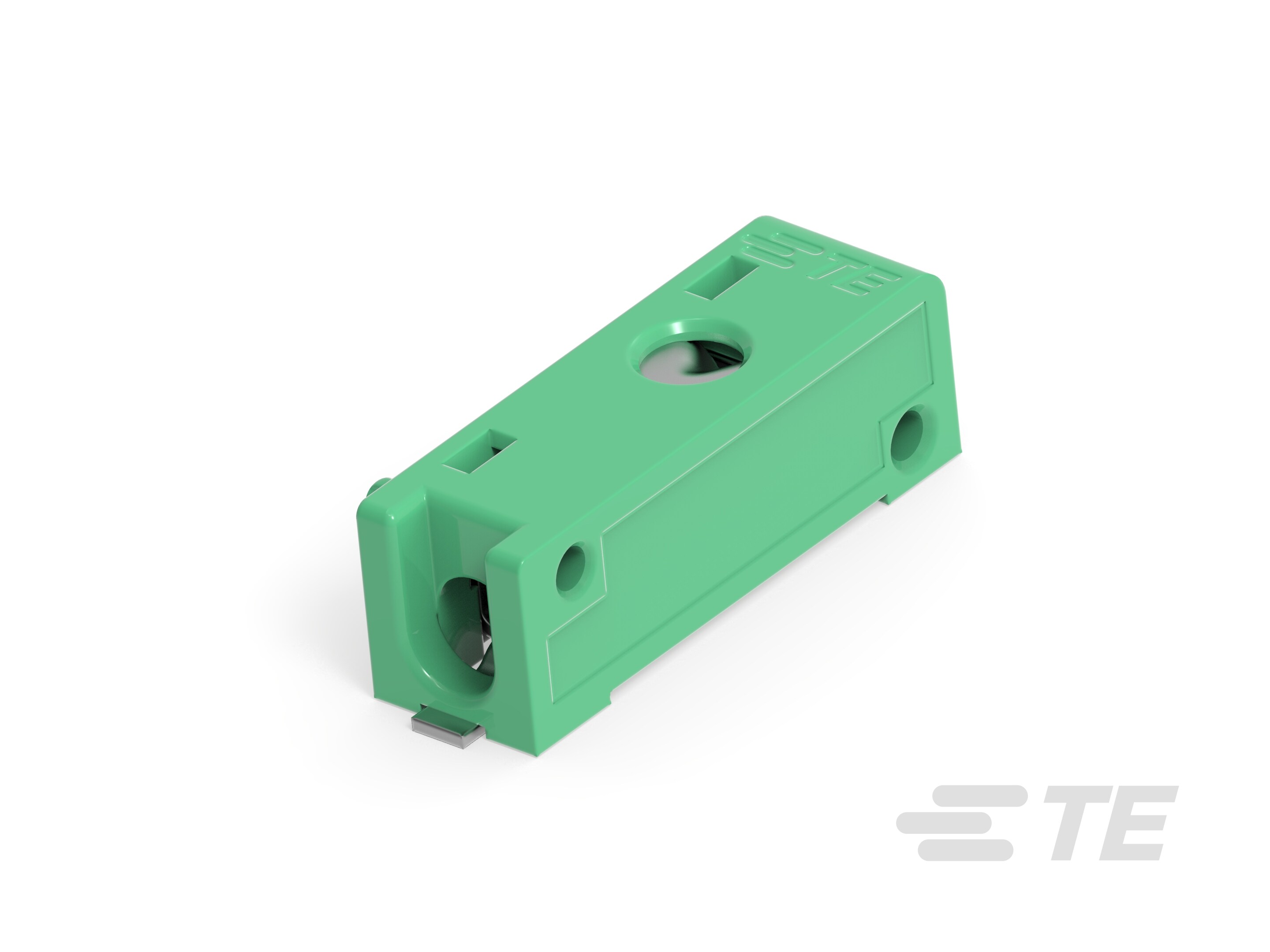 1P RELEASE POKE-IN CONNECTOR_GREEN-7-2834006-1