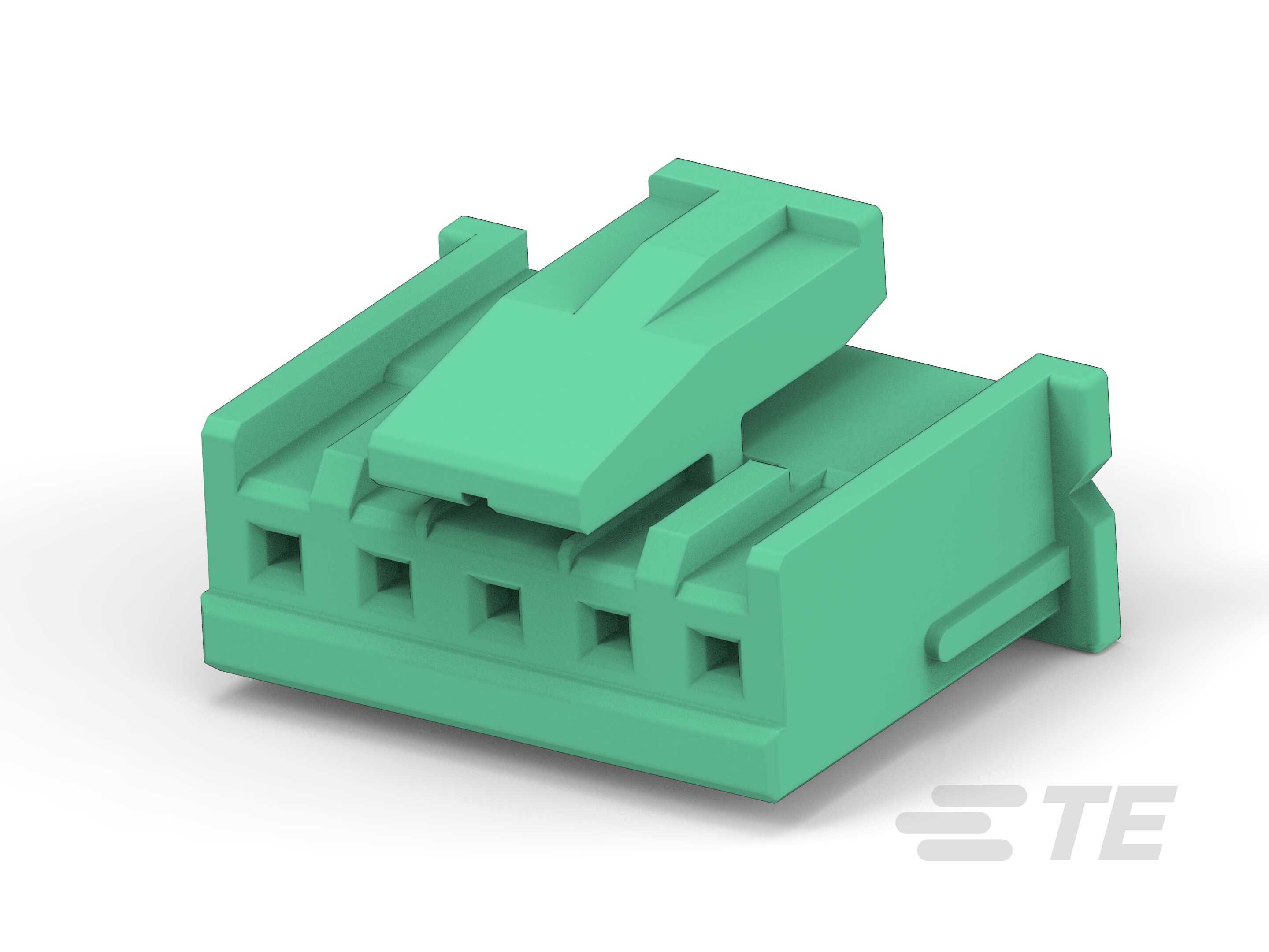 EP 2.5 HOUSING 5P, GREEN, UL version-8-2338183-5